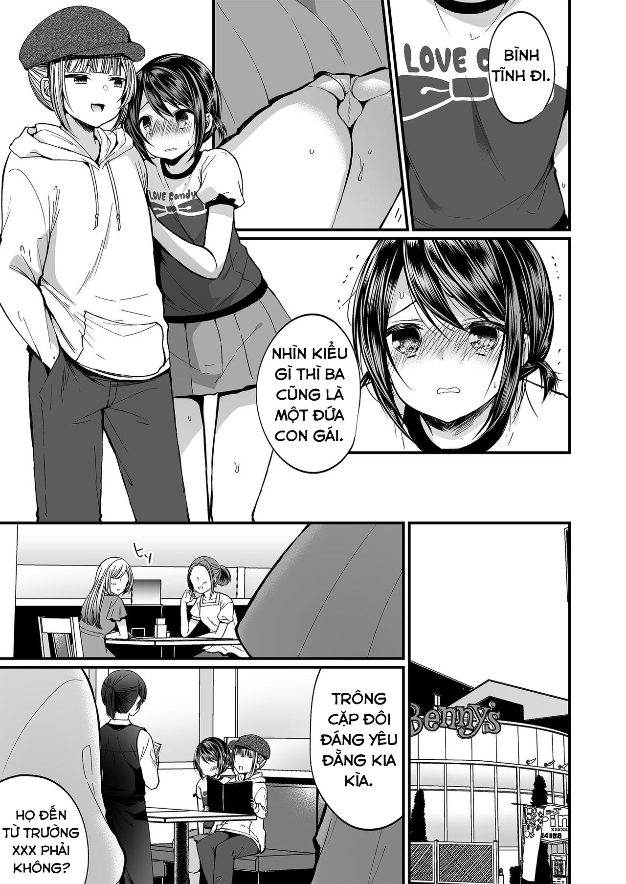 Đọc truyện hentai Hatsujou Futanari Musume to Mesu Ochi Papa - Oneshot