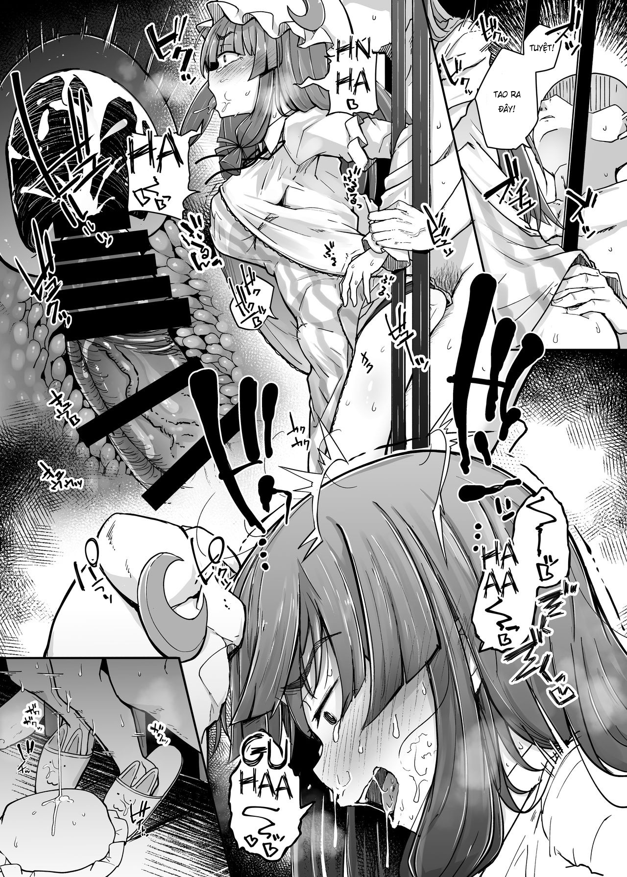 Đọc truyện hentai Sự tích cái lỗ và Cá Chà Bặc - Chap 3 Nhấp nhô cùng ma thuật không gian