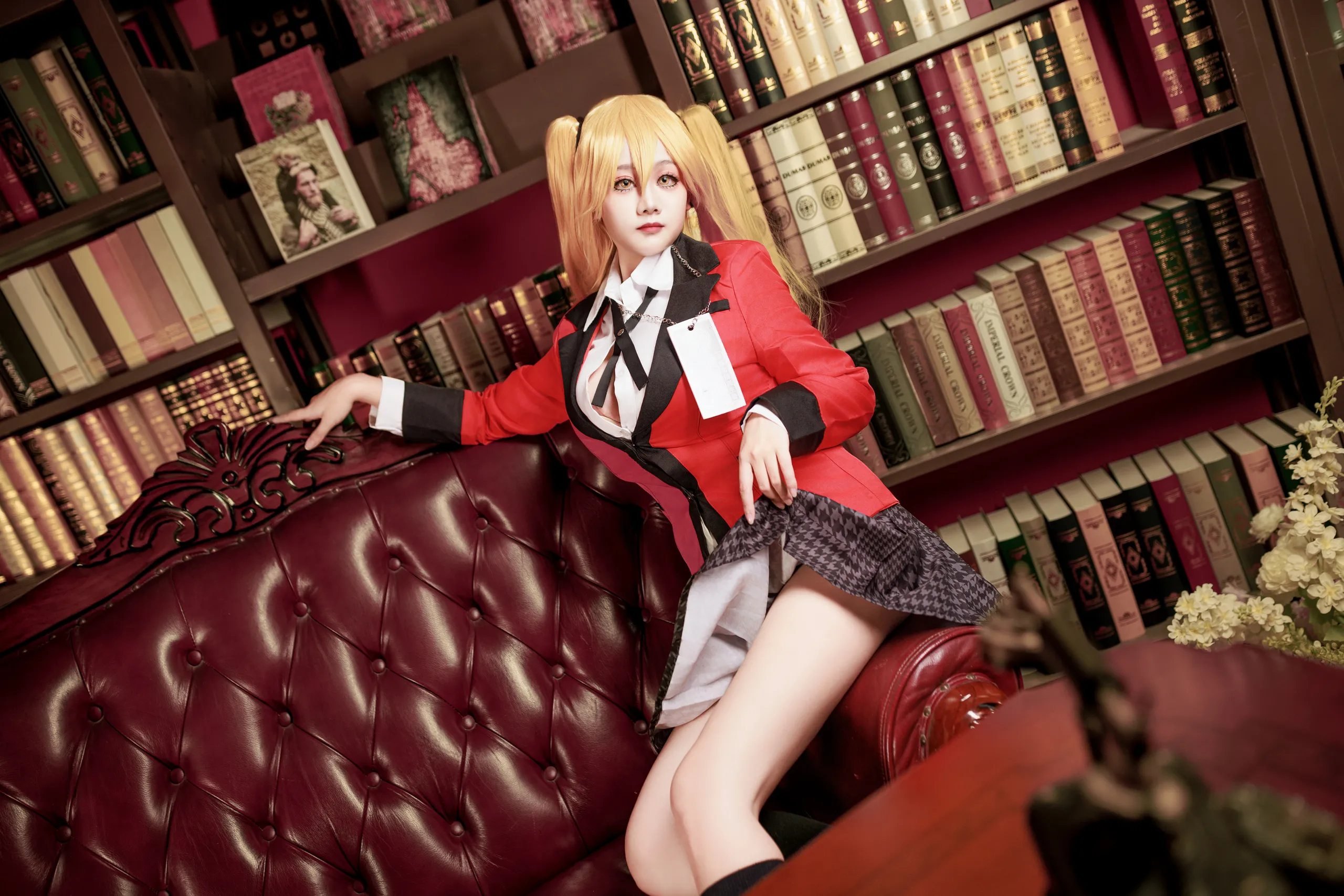 Đọc truyện hentai Tuyển tập Albums siêu phẩm Cosplay - Chap 1109 - A Xuexue - Kakegurui Saotome Meiari Uniform