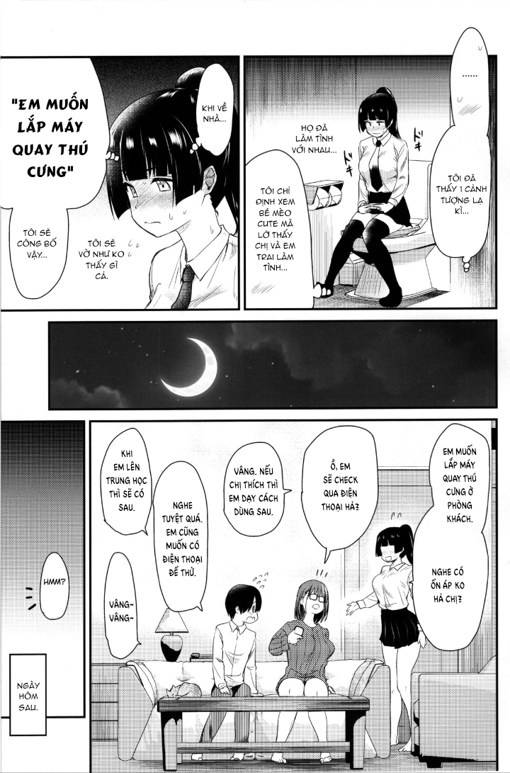 Đọc truyện hentai Pet Mimamori Camera ni Ane to Otouto no Sex ga Utsutteta. - Oneshot.