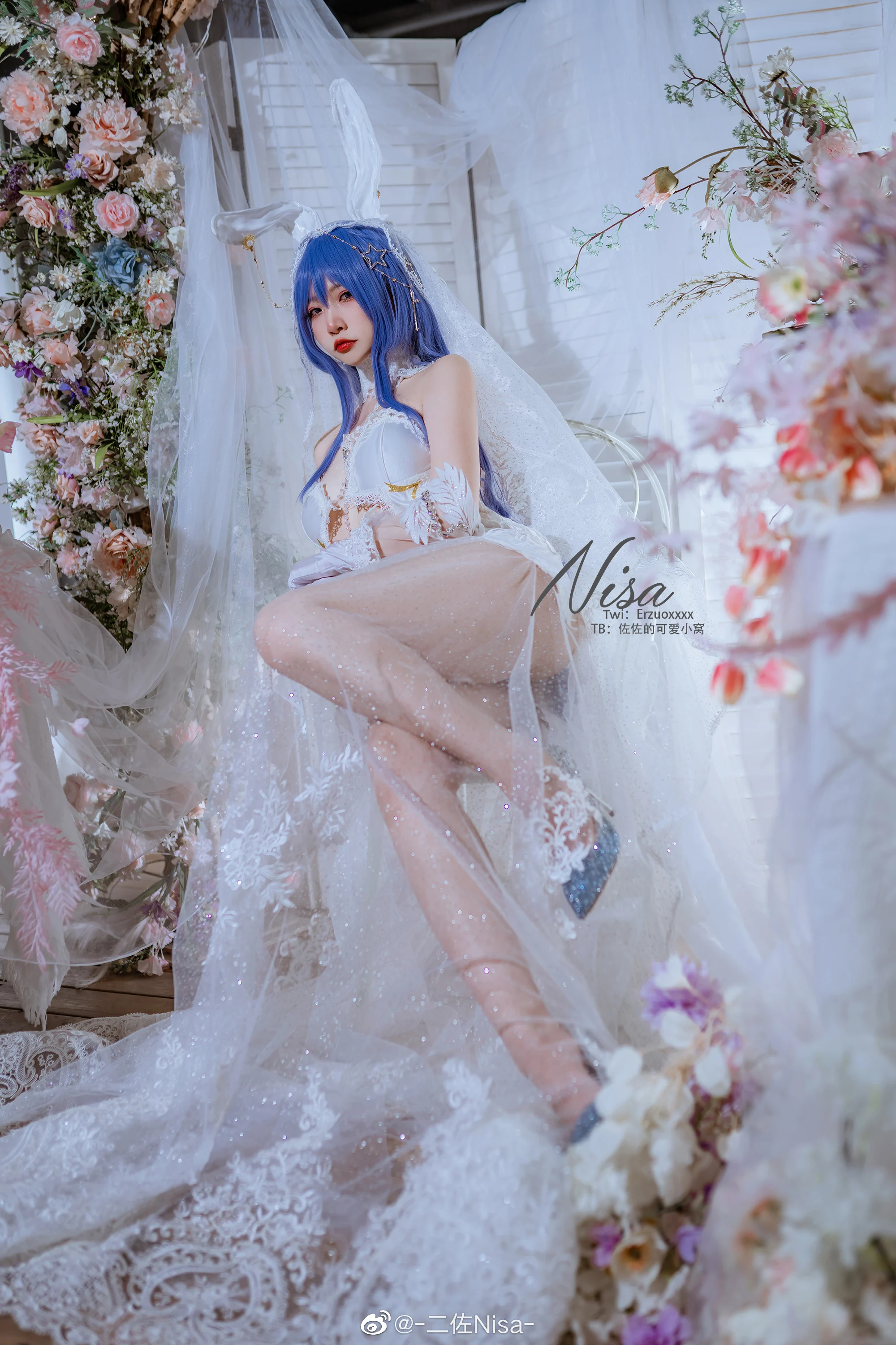 Đọc truyện hentai Tuyển tập Albums siêu phẩm Cosplay - Chap 443 - [Nisa] Azur Lane Beautiful wedding dress New Jersey