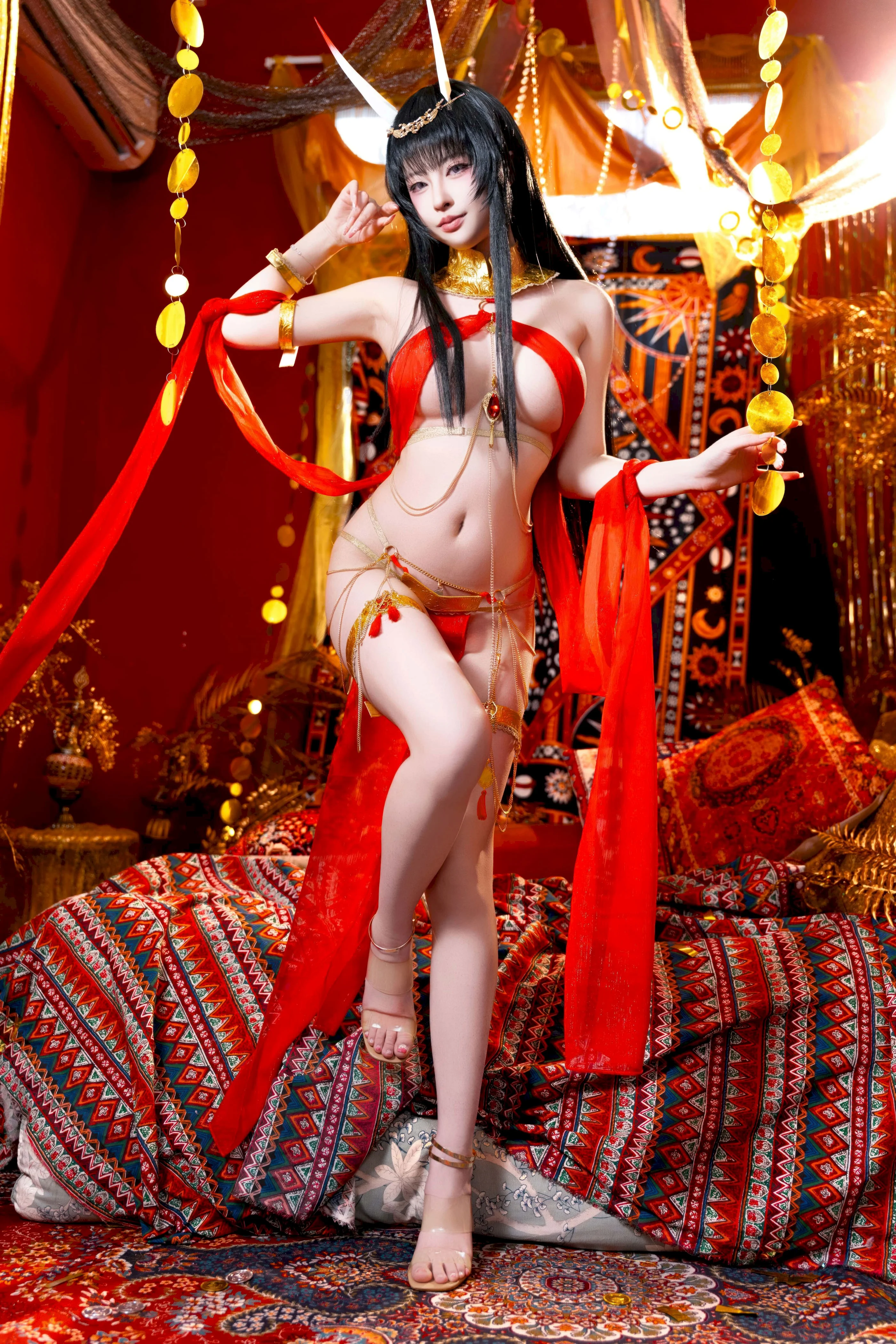 Đọc truyện hentai Tuyển tập Albums siêu phẩm Cosplay - Chap 1387 - Yuno Shimizu - Azur Lane Noshiro Dancer