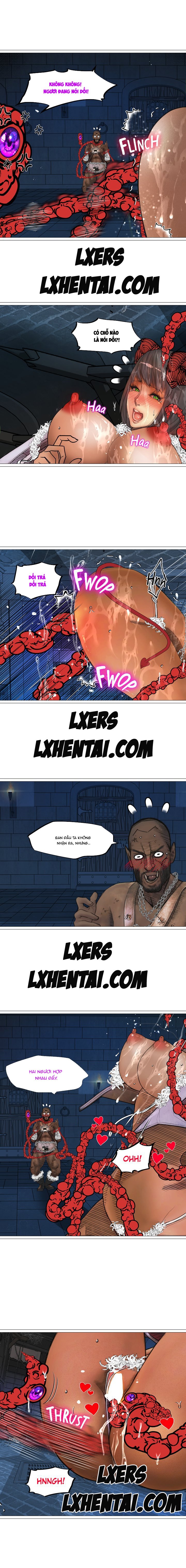 Đọc truyện hentai Nữ Hoàng Dark Elf Và Nô Lệ Orc - Chap 12