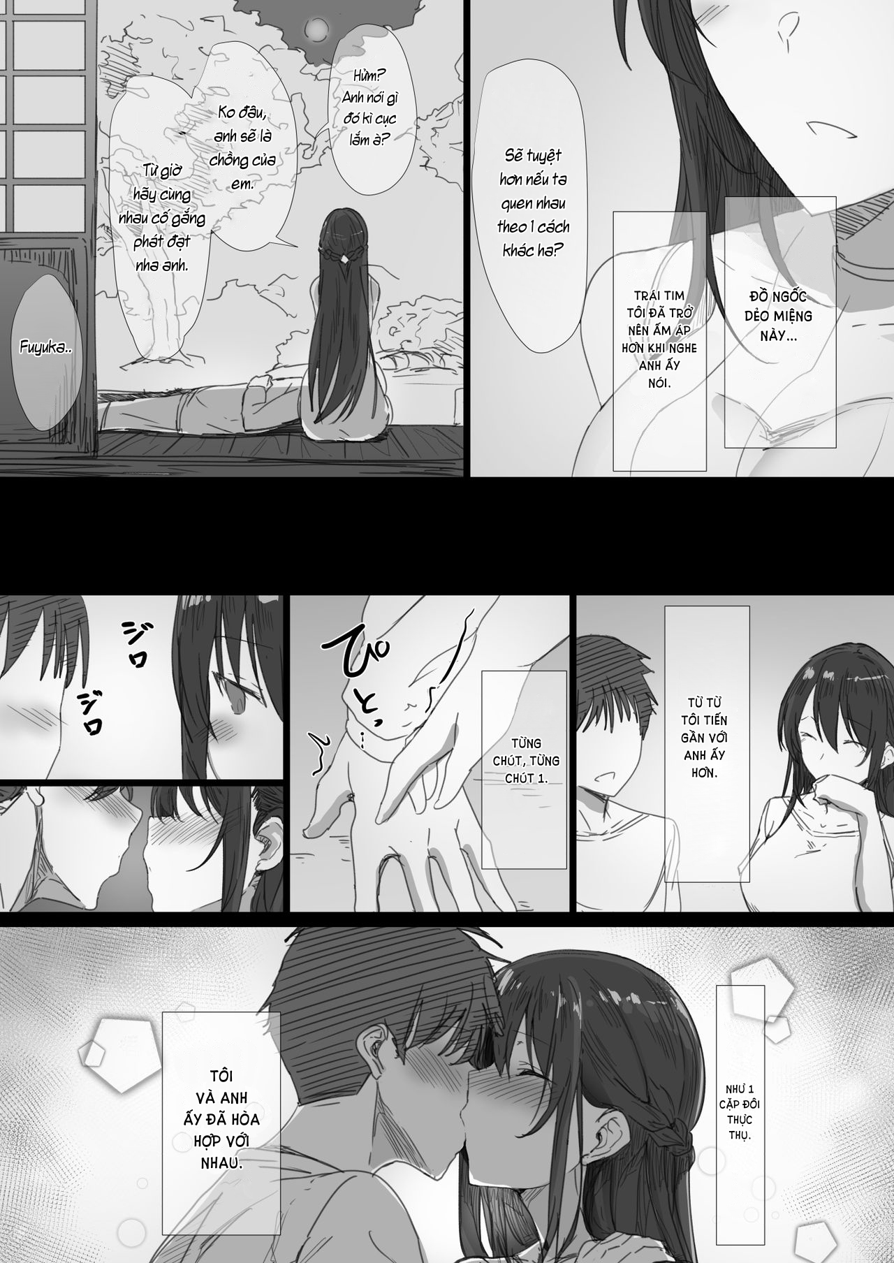 Đọc truyện hentai Ki ga Tsuyoi Seiso na Hitozuma Reijou ga Netorareru made no Ichibu Shijuu - Chap 1: Ngày em và anh làm vợ chồng.