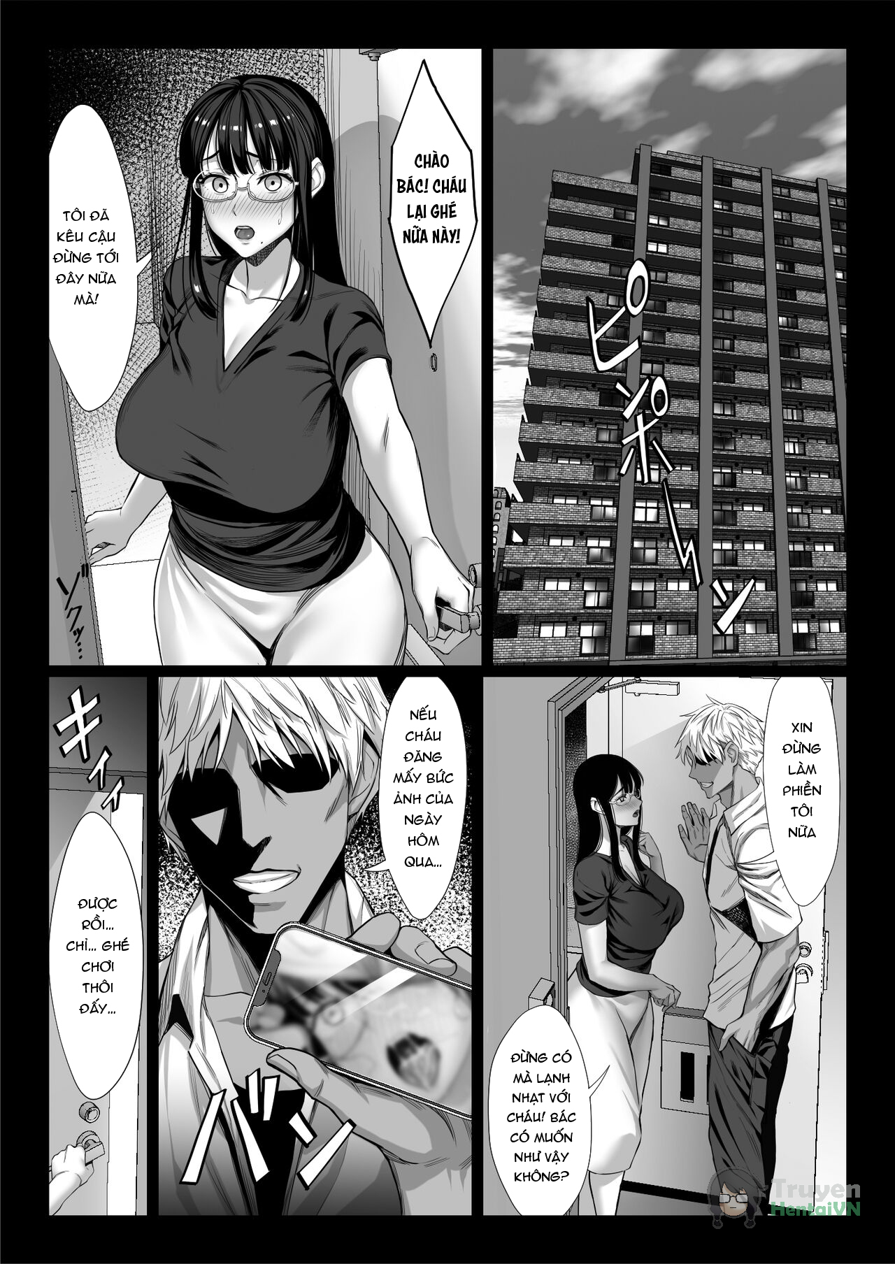 Đọc truyện hentai Jimi na Hitozuma ga Toshishita Chinpo de Maso Ochi suru Hanashi - Oneshot