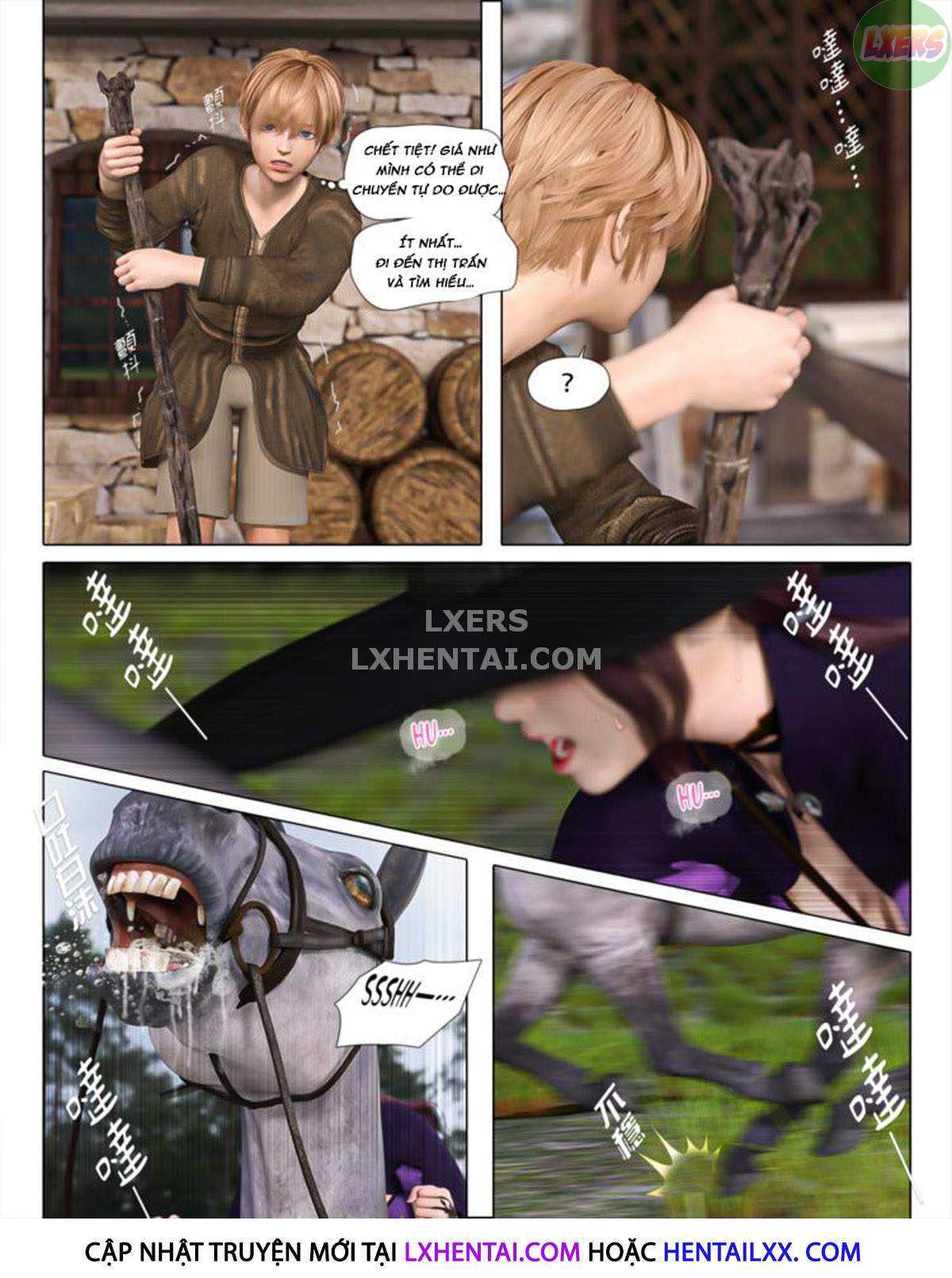 Đọc truyện hentai The Rose Fall Into Darkness - Chap 2