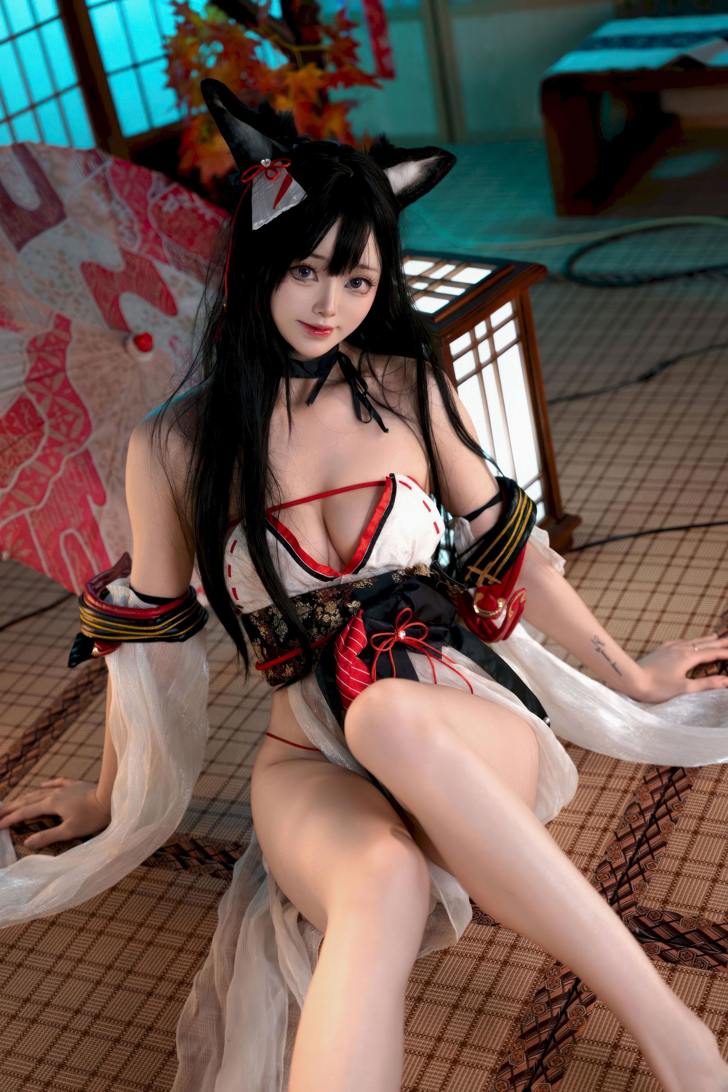 Đọc truyện hentai Tuyển tập Albums siêu phẩm Cosplay - Chap 1278 - Maeno-sama - Azur Lane Amagi Swimsuit