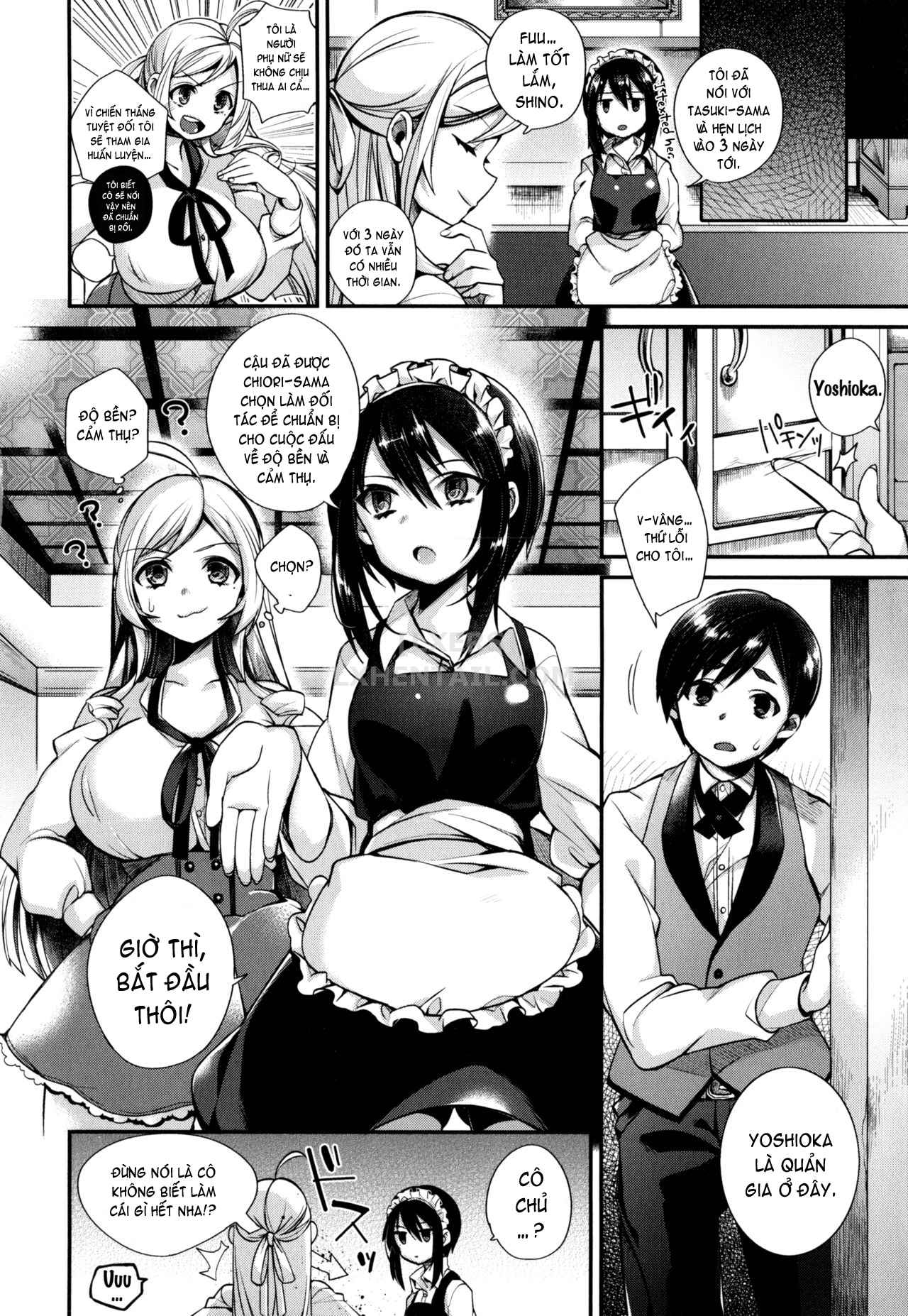 Đọc truyện hentai Ojou-Sama To Maid No Midara Na Seikatsu - Chap 2