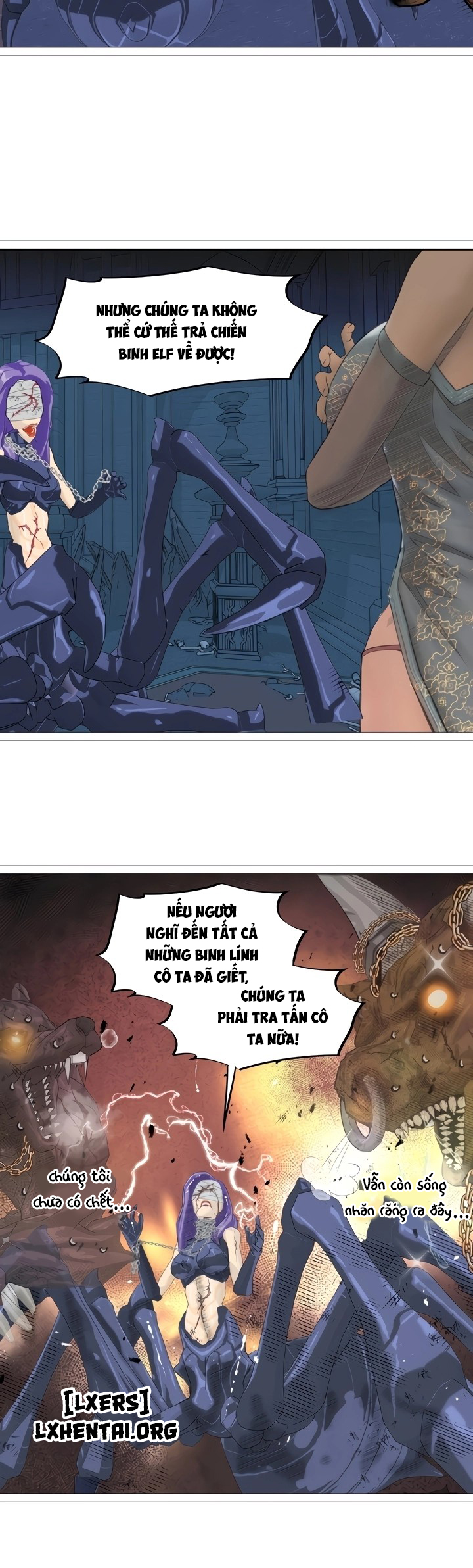 Đọc truyện hentai Nữ Hoàng Dark Elf Và Nô Lệ Orc - Chap 23