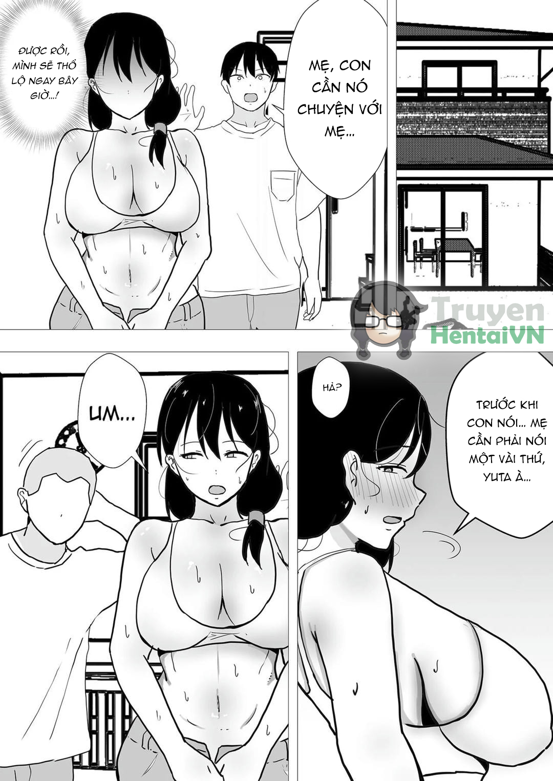 Đọc truyện hentai TomoKano Kaa-chan~ Daisuki na Ore no Hahaoya wa Aho na Shinyuu no Kanojo~ - Chap 2