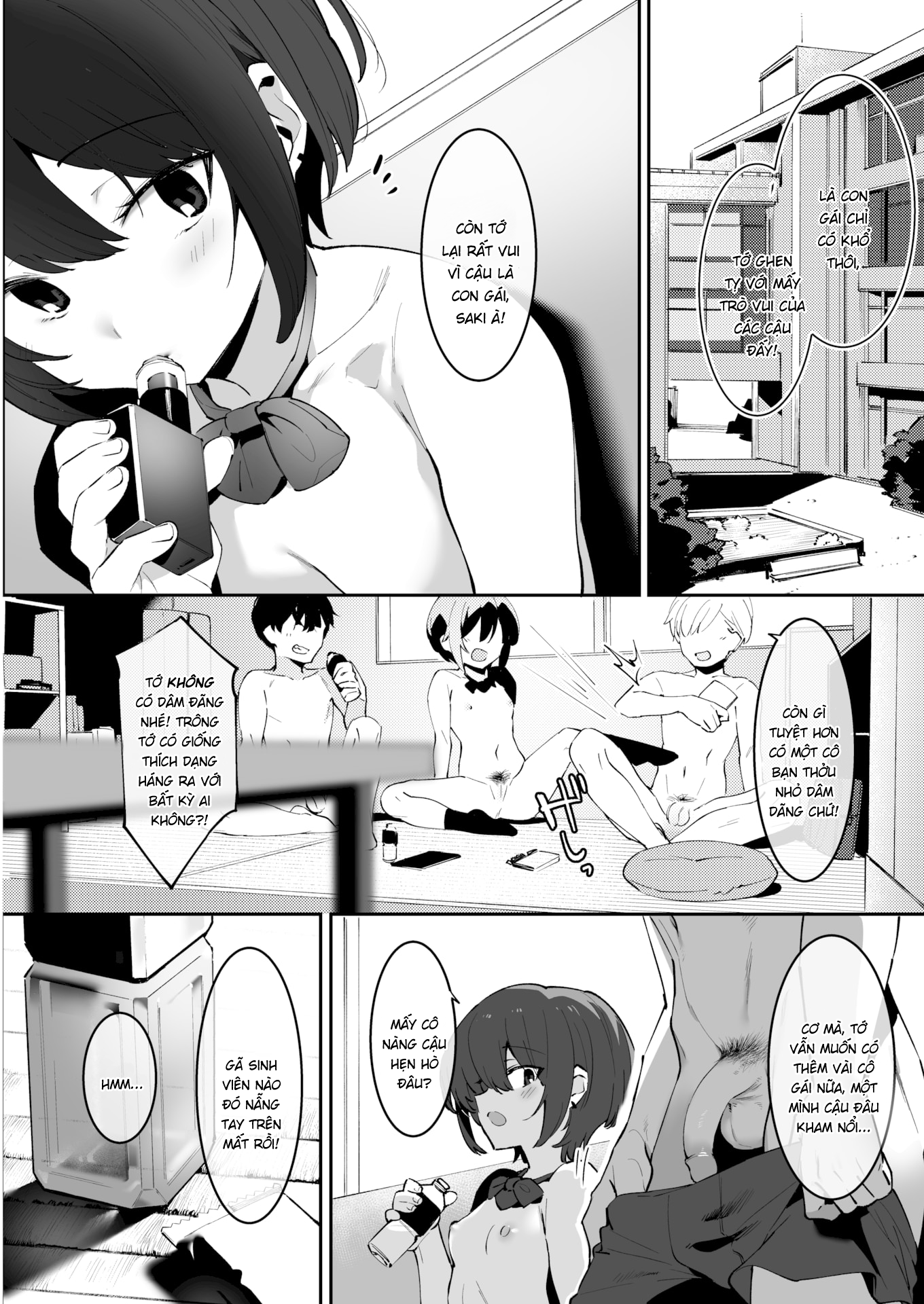 Đọc truyện hentai Chiến lược hoàn hảo của đôi bạn thân Saki&Kana - Part 1