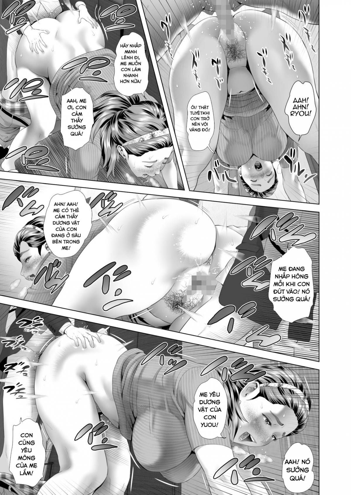 Đọc truyện hentai Kinjo Yuuwaku Musuko o Icha Love SEX Zuke ni Suru Haha Hen - Chap 1