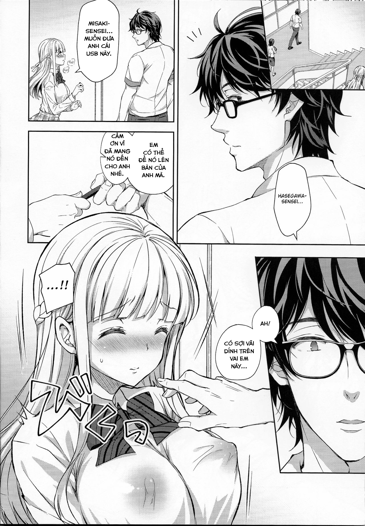 Đọc truyện hentai Indeki no Reijou - Chap 4.5 ~ Higyaku no Kyoushitsu ~