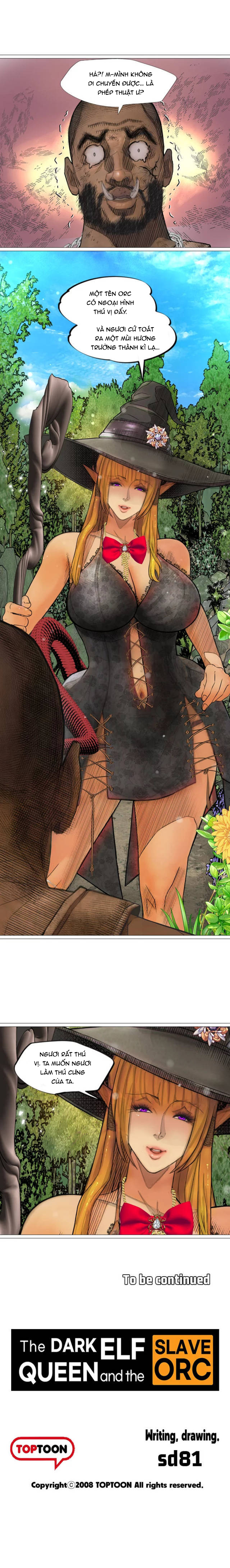 Đọc truyện hentai Nữ Hoàng Dark Elf Và Nô Lệ Orc - Chap 17