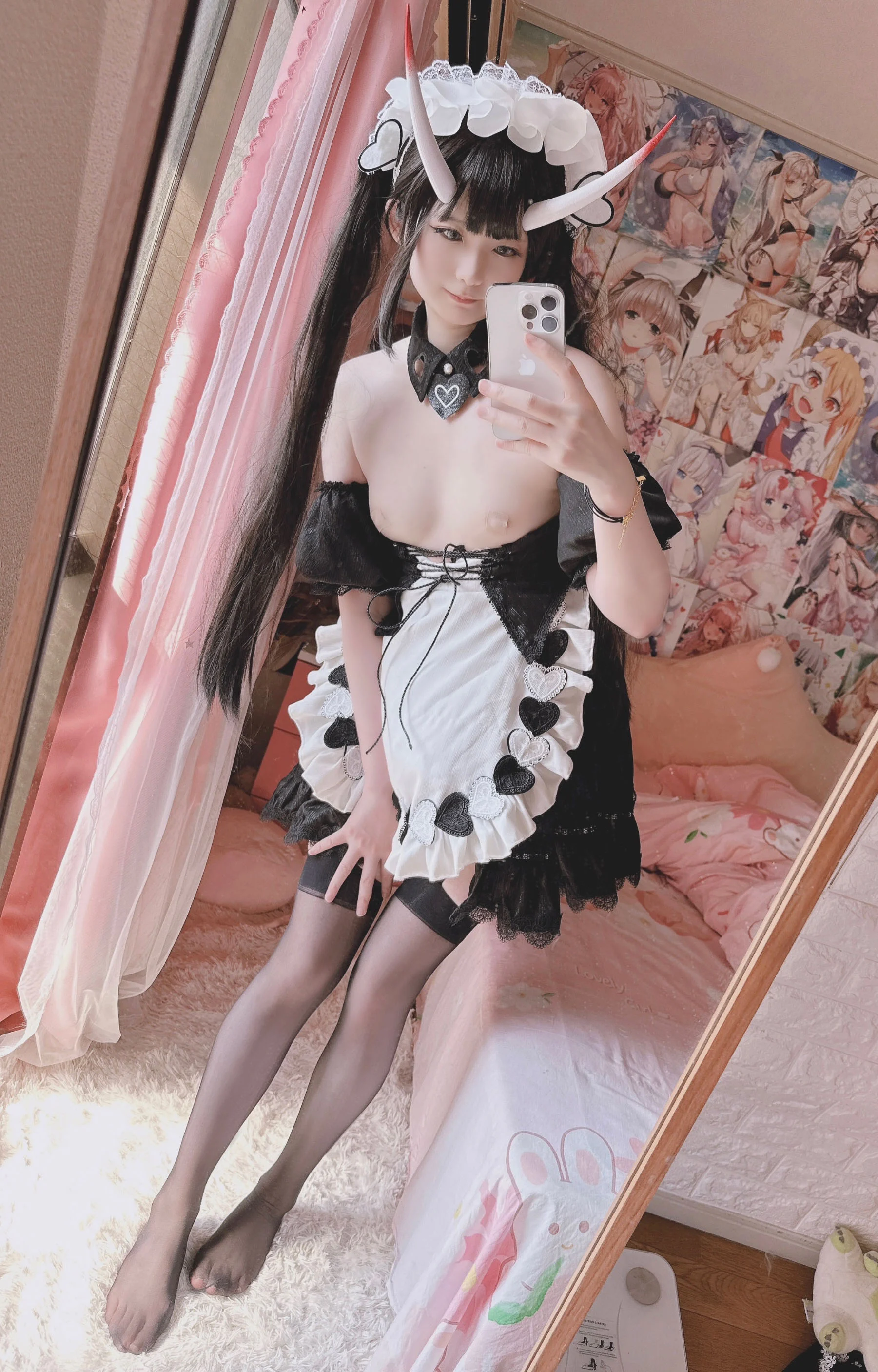 Đọc truyện hentai Tuyển tập Albums siêu phẩm Cosplay - Chap 263 - Cô hầu gái câm Noshiro