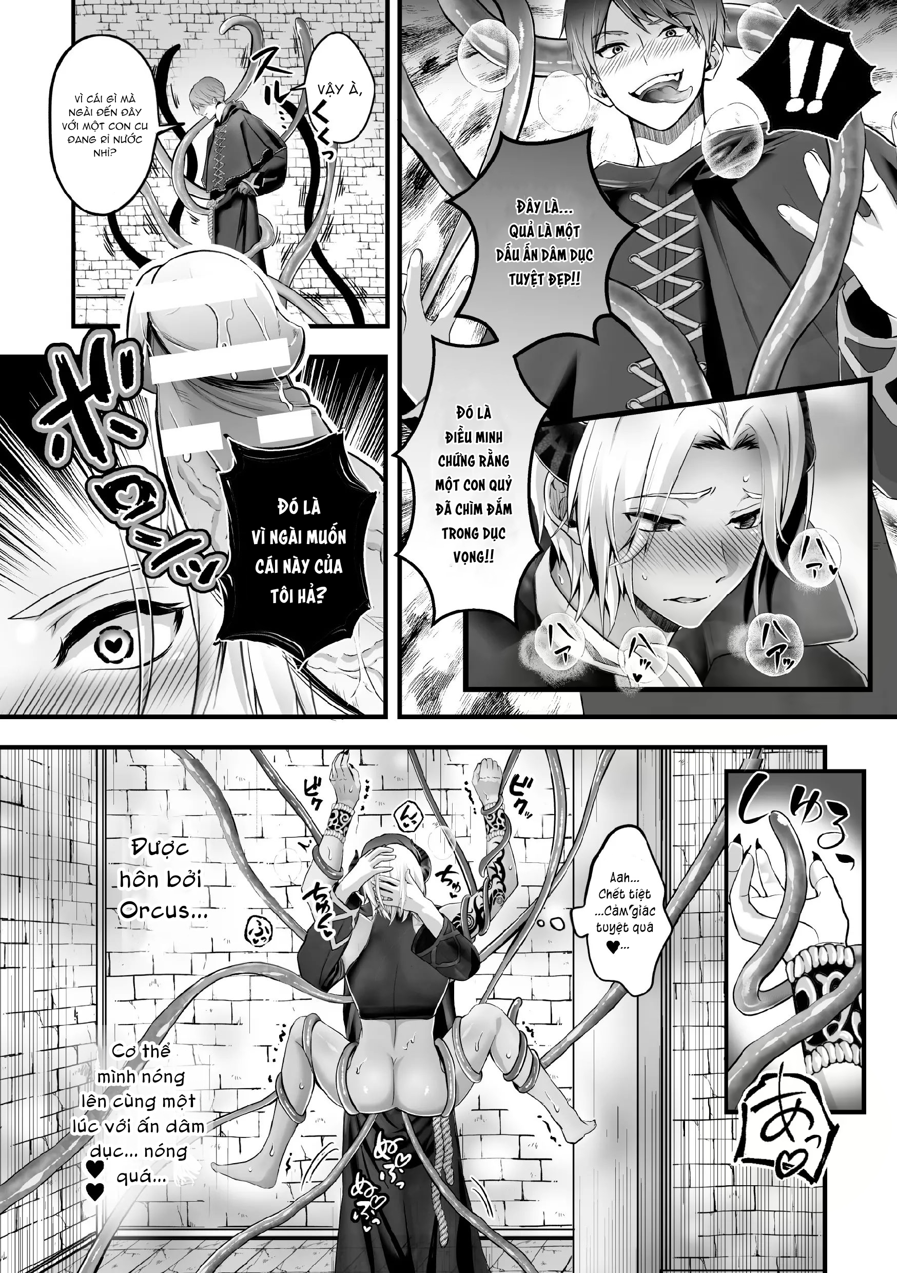 Đọc truyện hentai Hoàng tử ma giới sa ngã trở nên nữ tính nô lệ của xúc tu - Chap 1