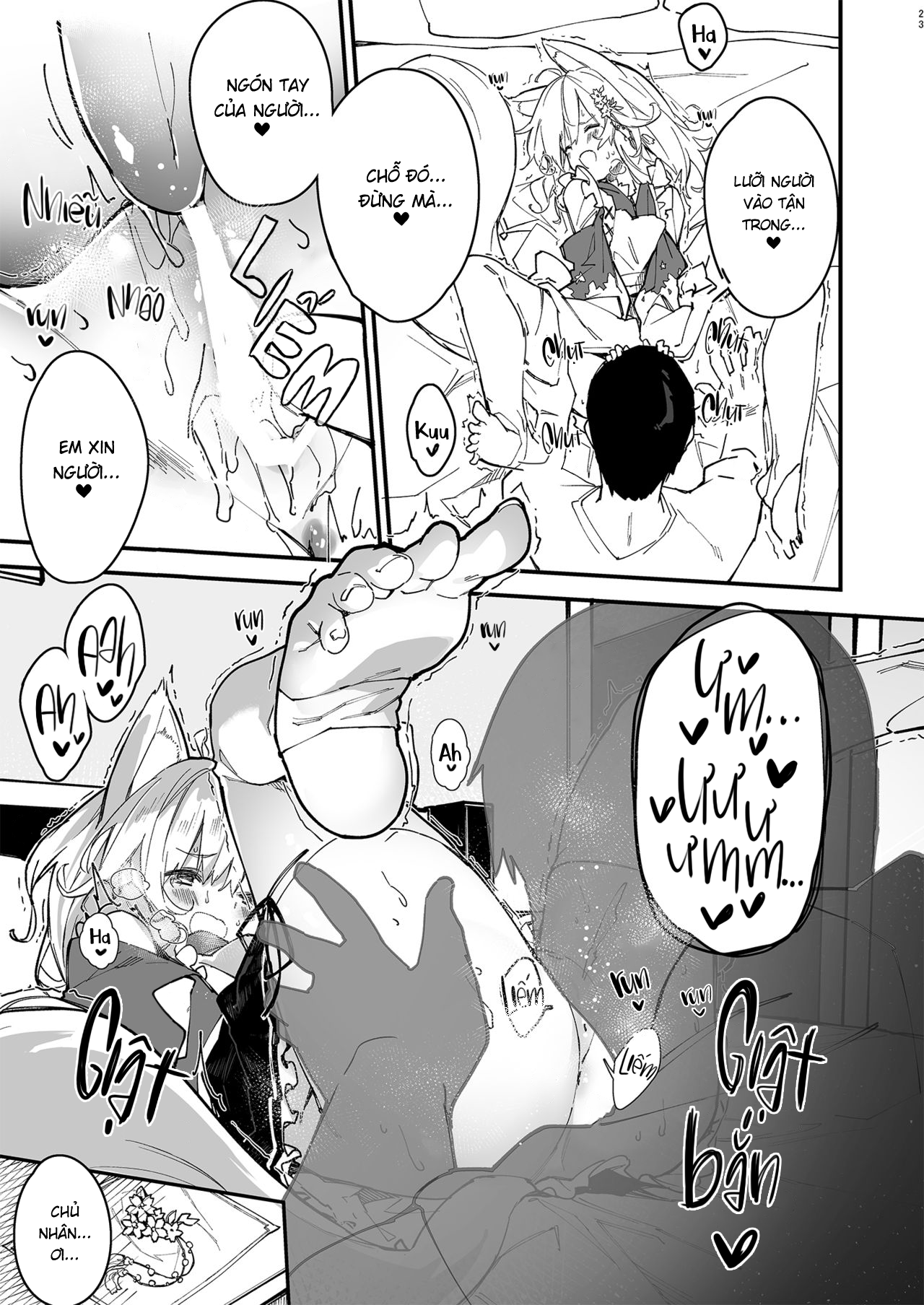 Đọc truyện hentai Sống Cùng Nàng Tai Thú - Chương 2