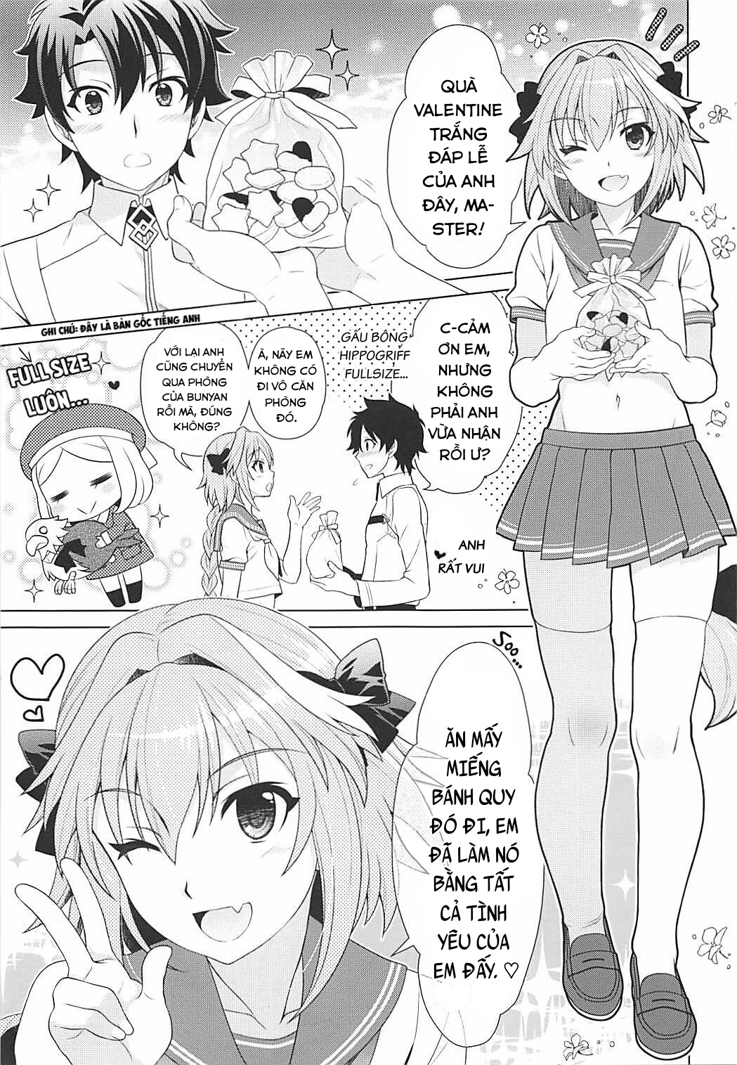 Đọc truyện hentai Sau hôm nay, tôi là người yêu của Master. - Oneshot