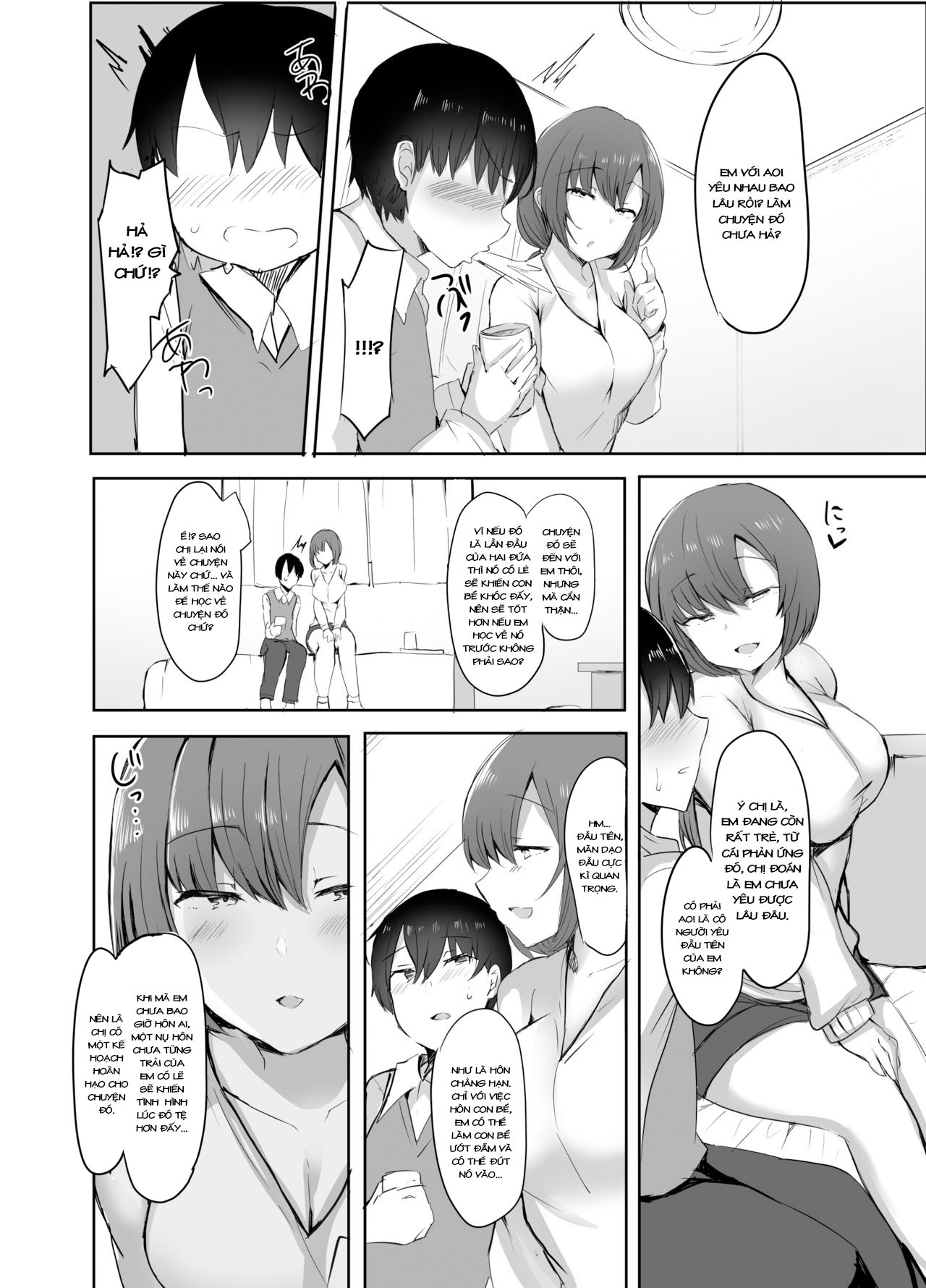 Đọc truyện hentai Lần đầu của tôi với chị của người yêu - Oneshot