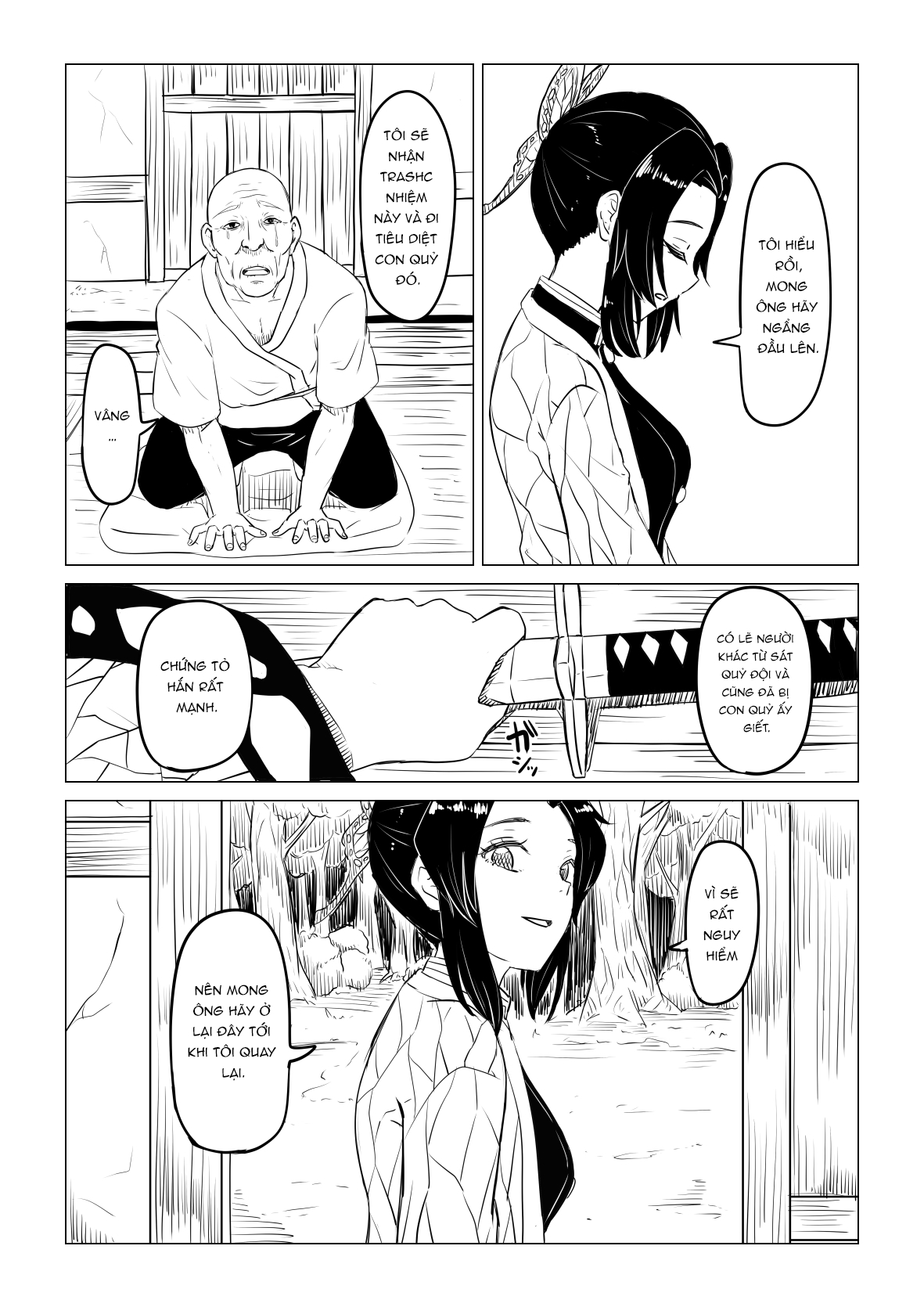 Đọc truyện hentai Trùng trụ Shinobu được sư phụ huấn luyện - Oneshot