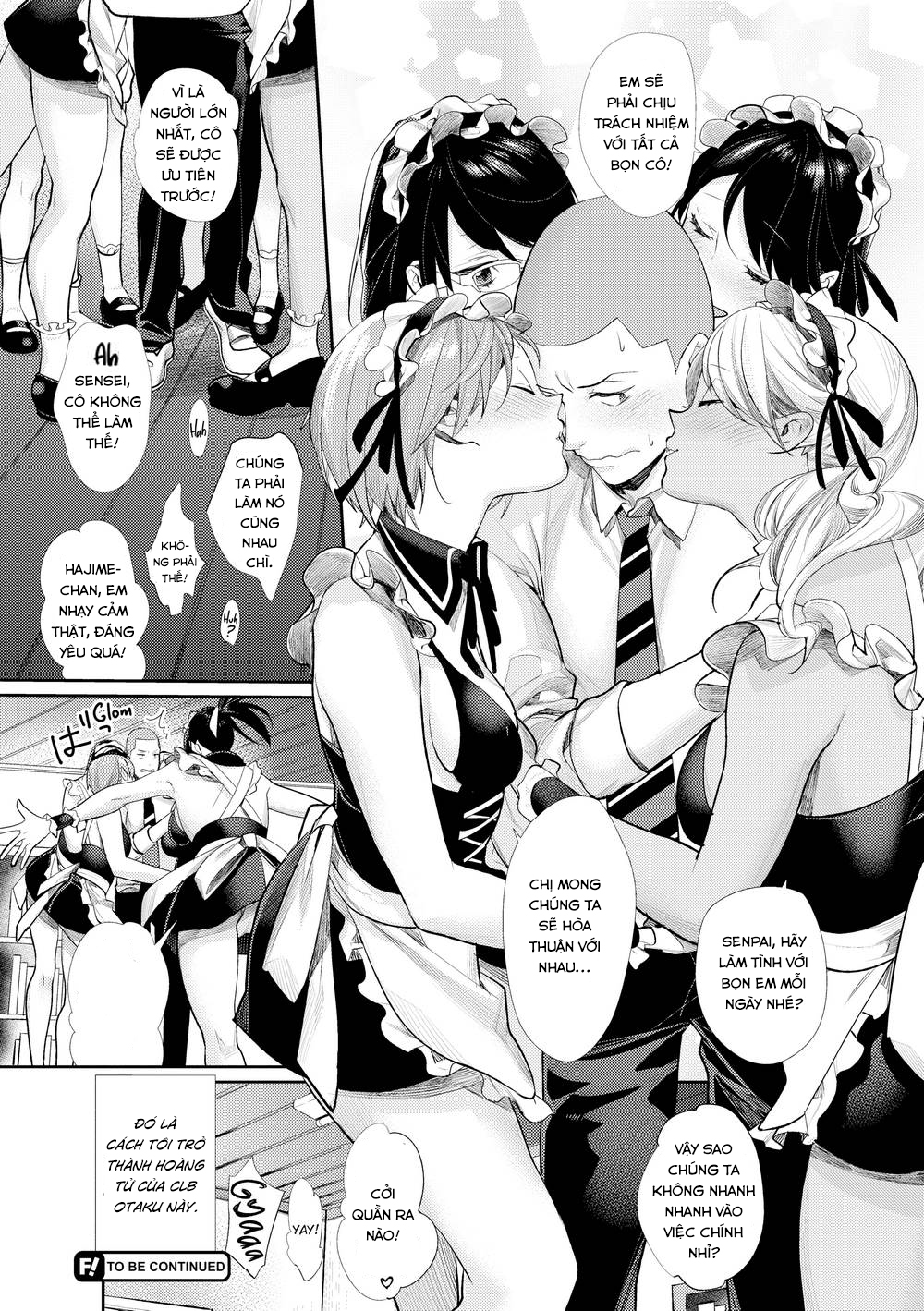 Đọc truyện hentai Lạc và CLB của những coi gái Otaku - Chap 6