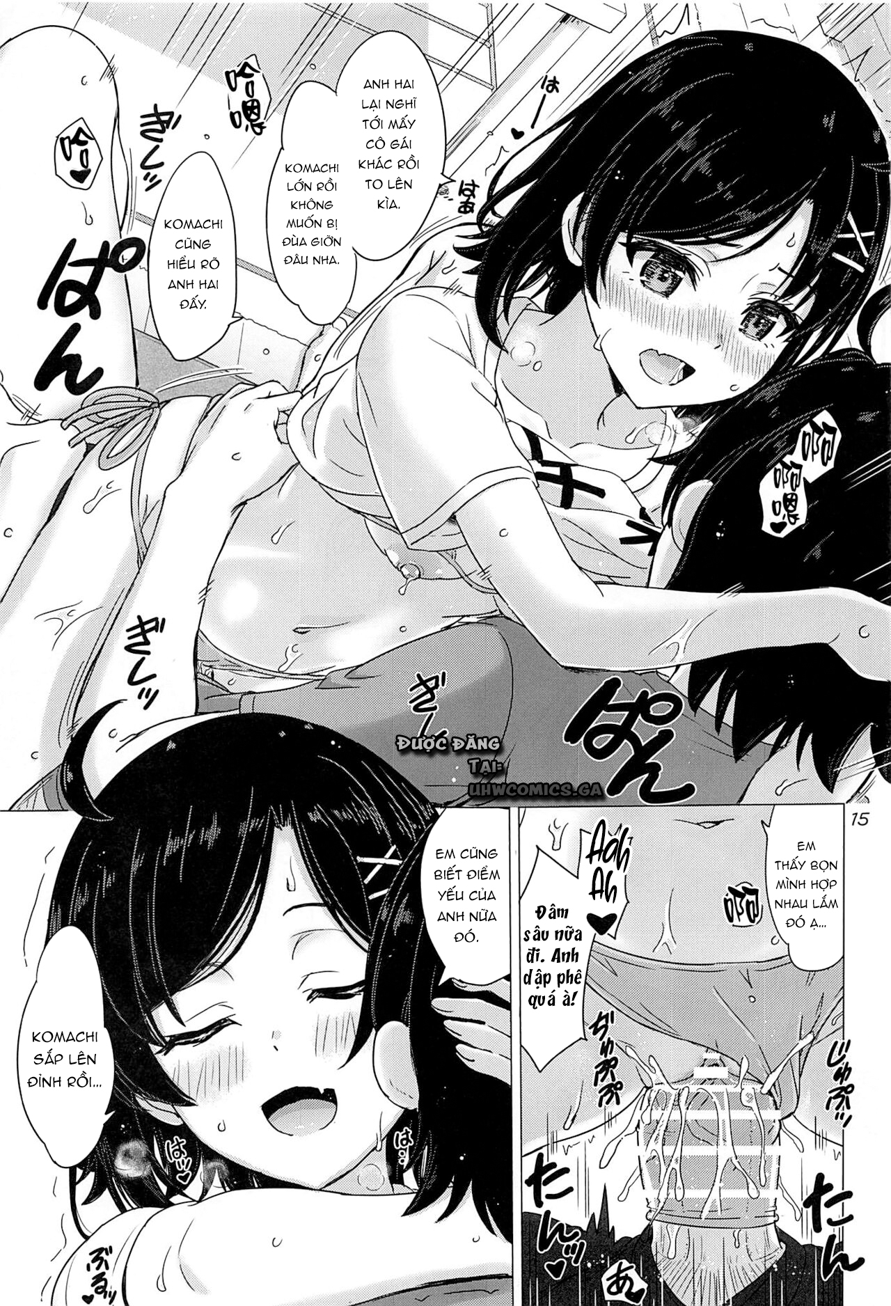 Đọc truyện hentai Em gái đang yêu và hậu bối gạ chịch của tôi - Oneshot
