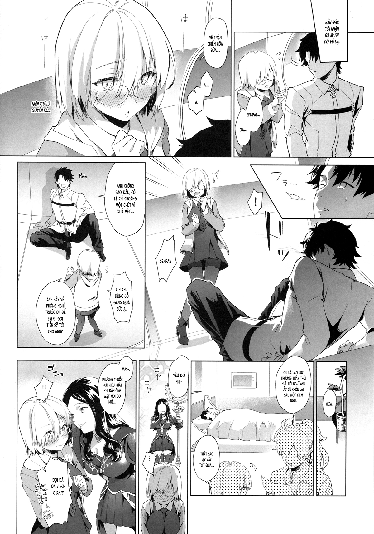 Đọc truyện hentai Lần đầu của Mash (FGO) - Oneshot