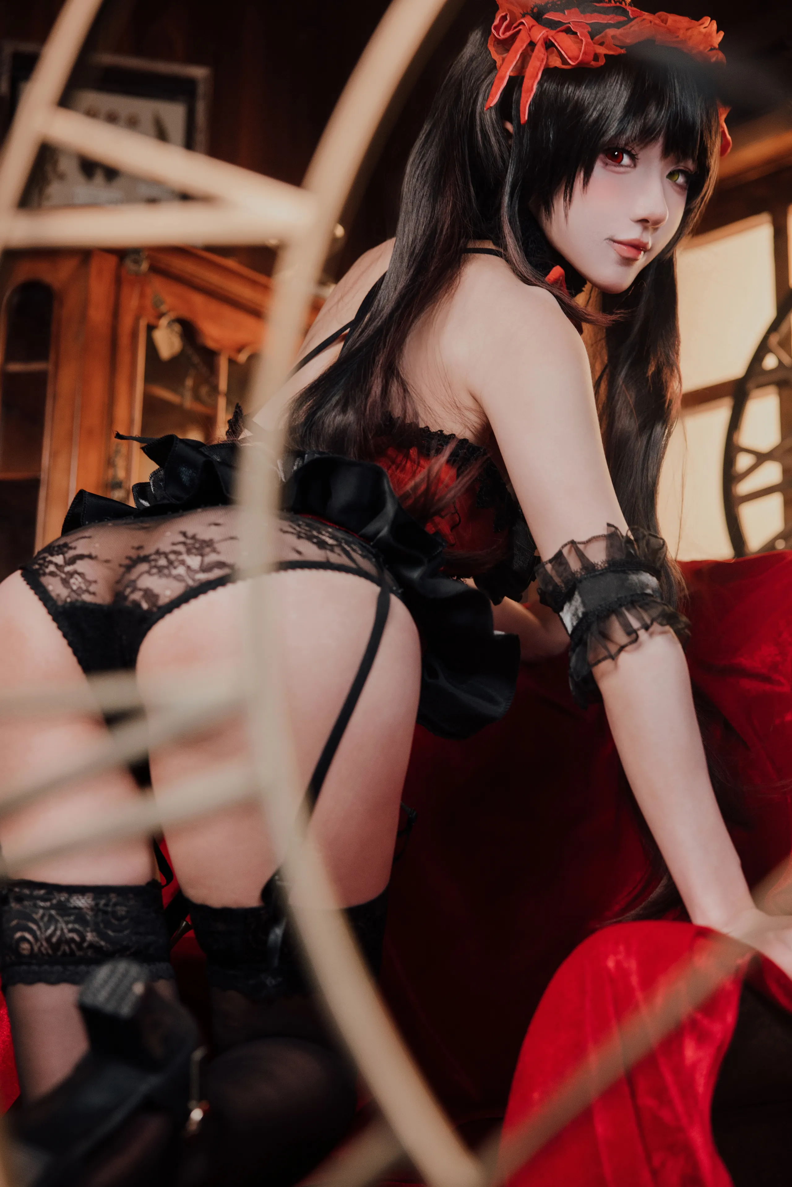 Đọc truyện hentai Tuyển tập Albums siêu phẩm Cosplay - Chap 1008 - Ah Bao is also a bunny girl Tokisaki Kurumi