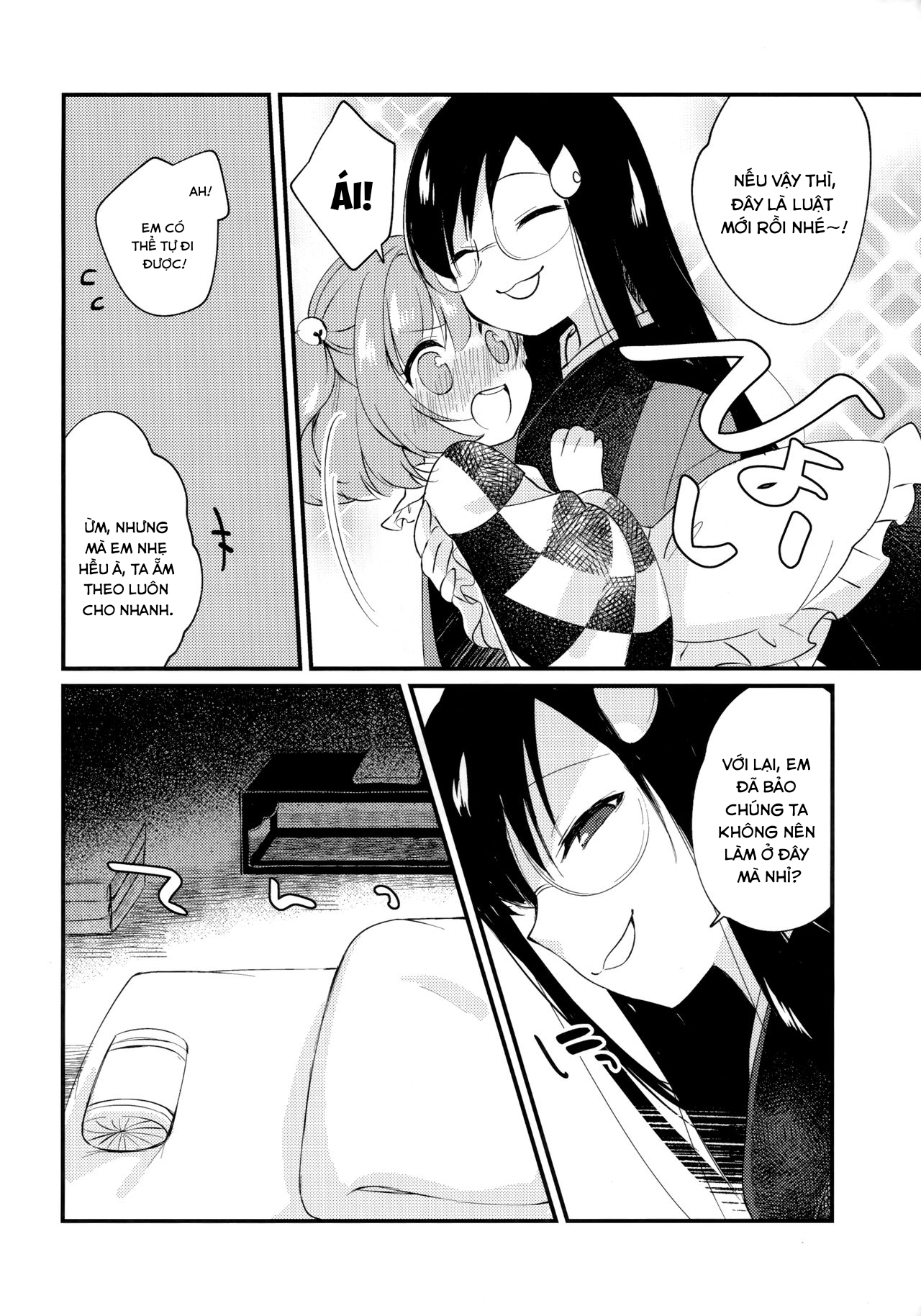 Đọc truyện hentai Mitsugetsu Dolce (Touhou Project) - Oneshot