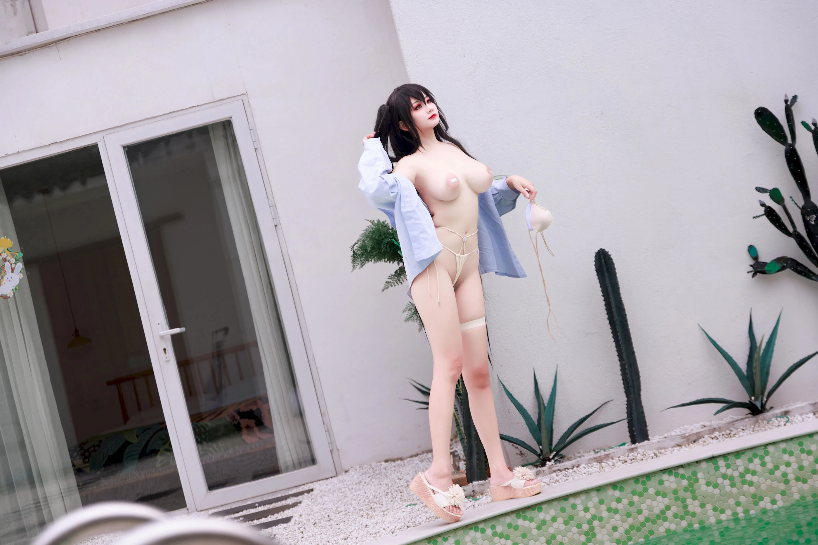 Đọc truyện hentai Tuyển tập Albums siêu phẩm Cosplay - Chap 1441 - Axue_yuki - Azur Lane Taihou Swimsuit