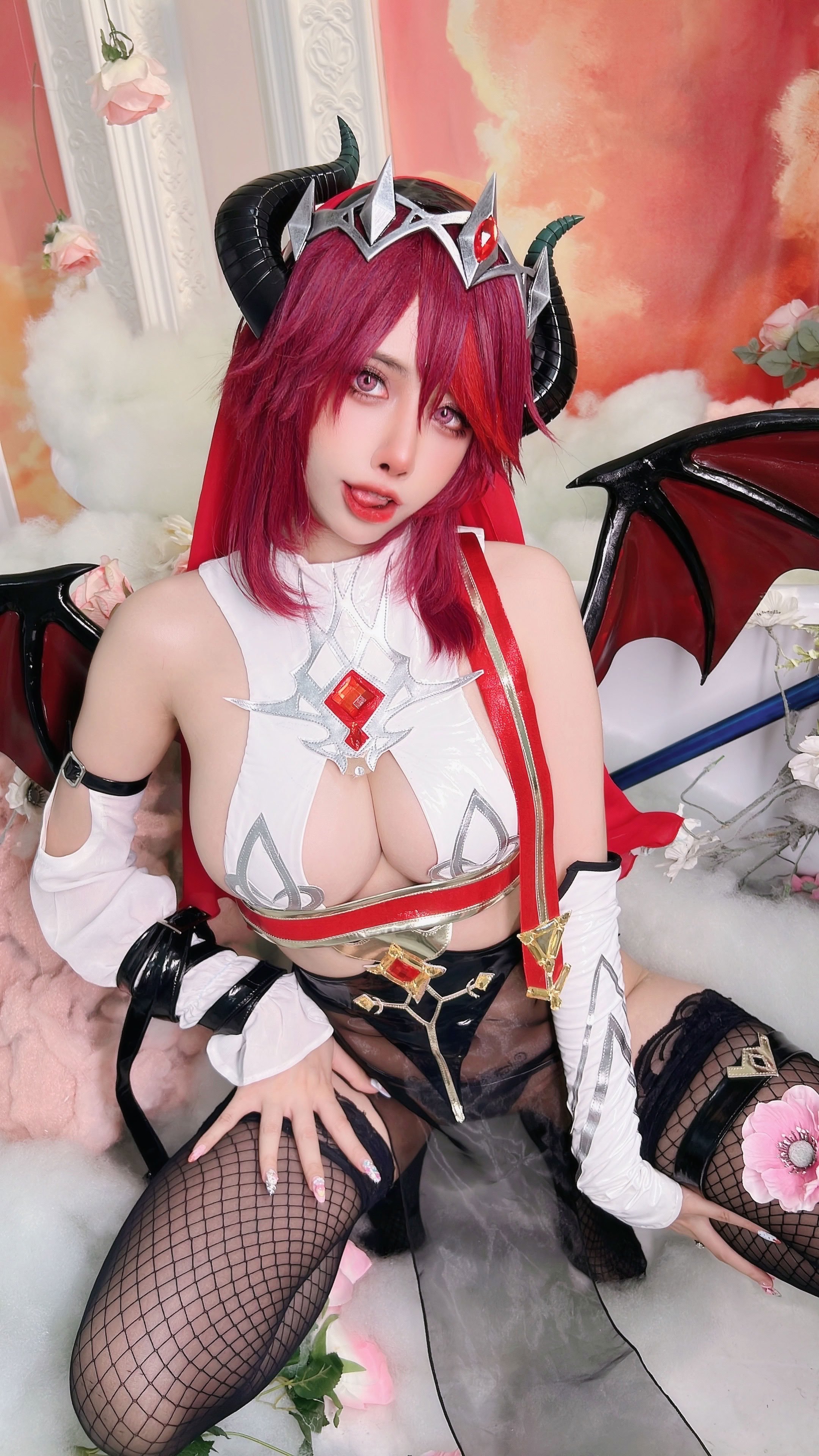Đọc truyện hentai Tuyển tập Albums siêu phẩm Cosplay - Chap 1215 - Byoru - Rosaria Succubus (Genshin Impact)