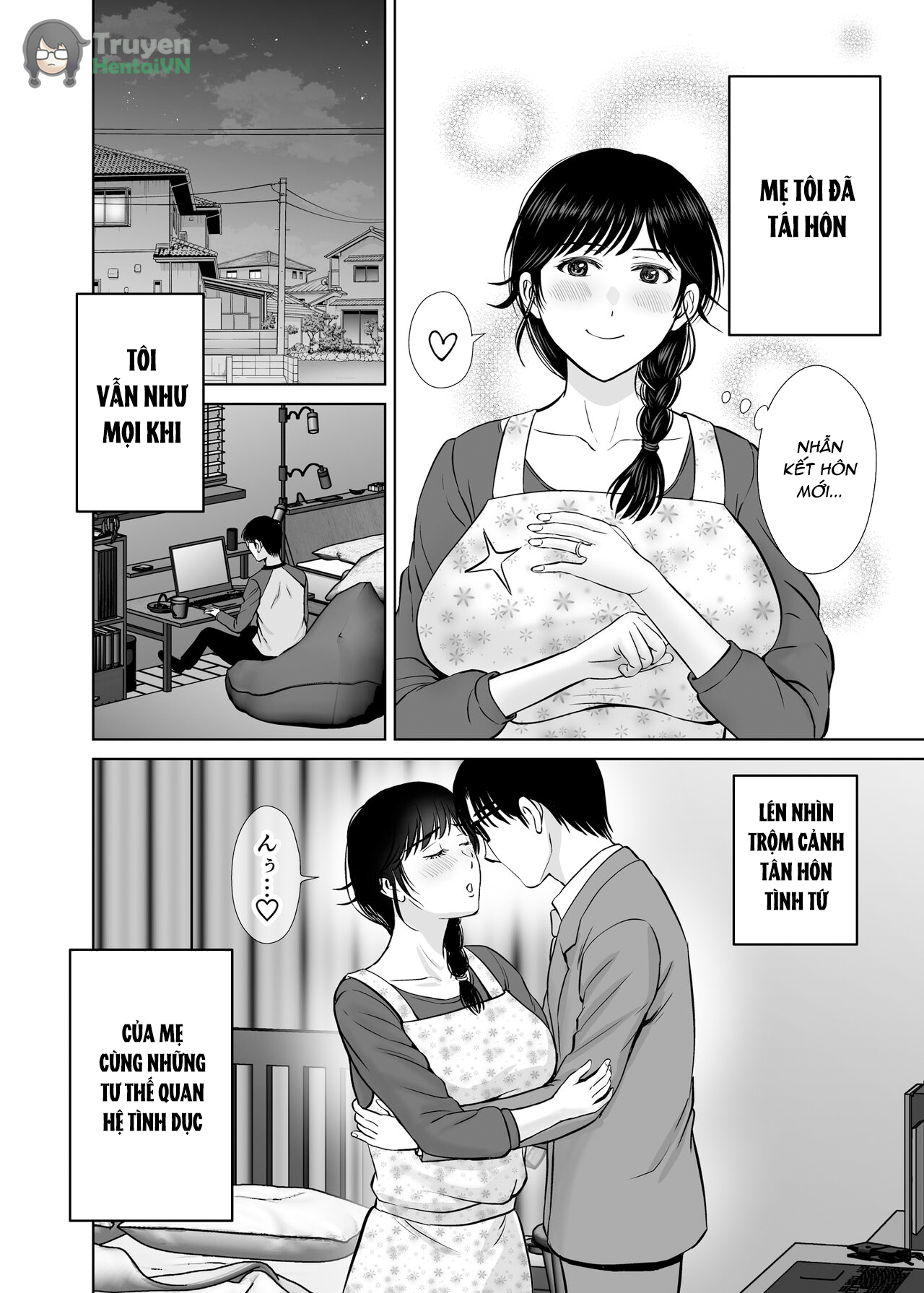 Đọc truyện hentai Kyonyuu Kaa-san ga Boku no Me mo Mae de 2 ~Bonyuu Mamire de Ikimakutta Hanashi~ - Oneshot