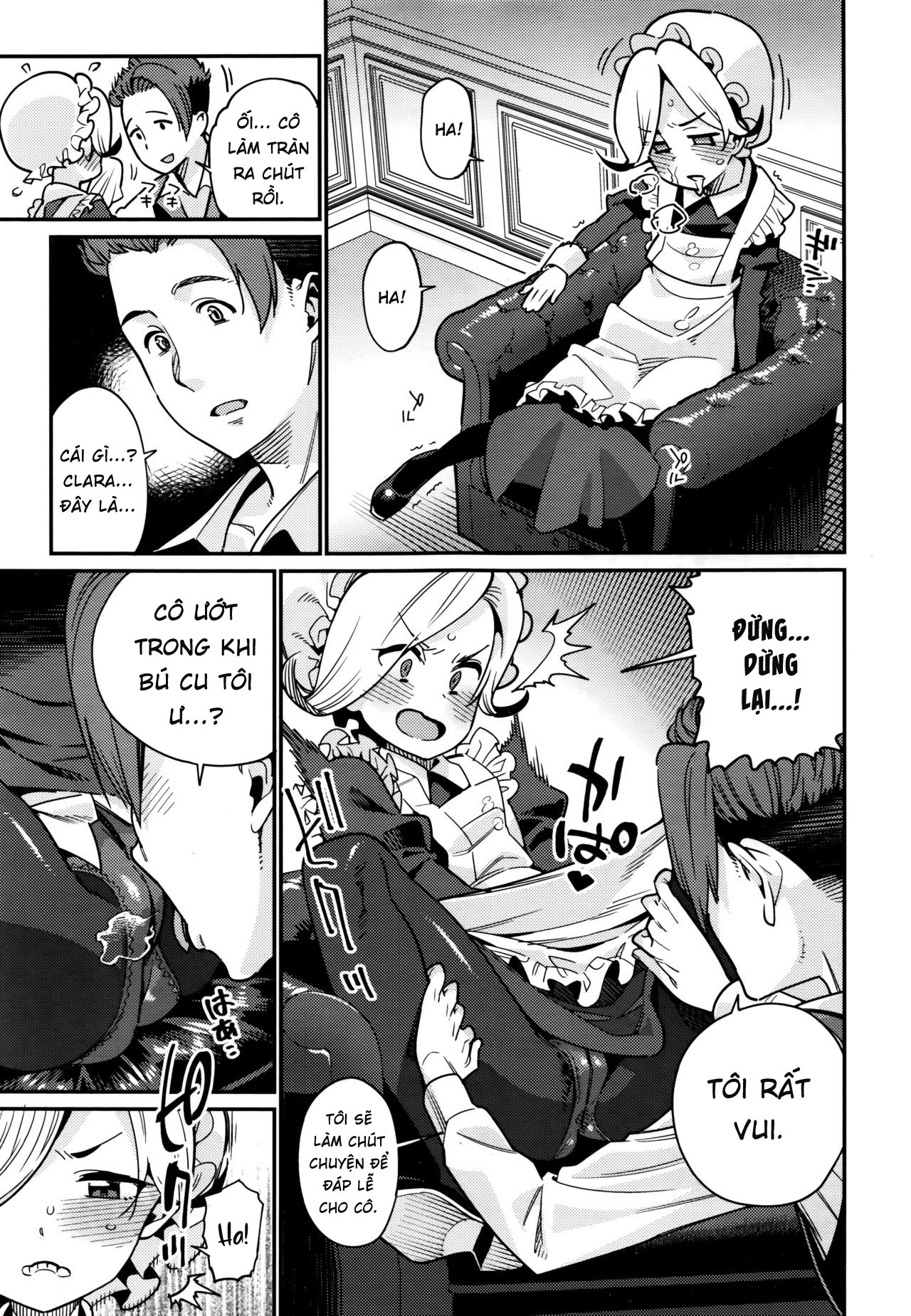 Đọc truyện hentai Truyện tình cậu chủ nhỏ và cô hầu gái - Oneshot nứng