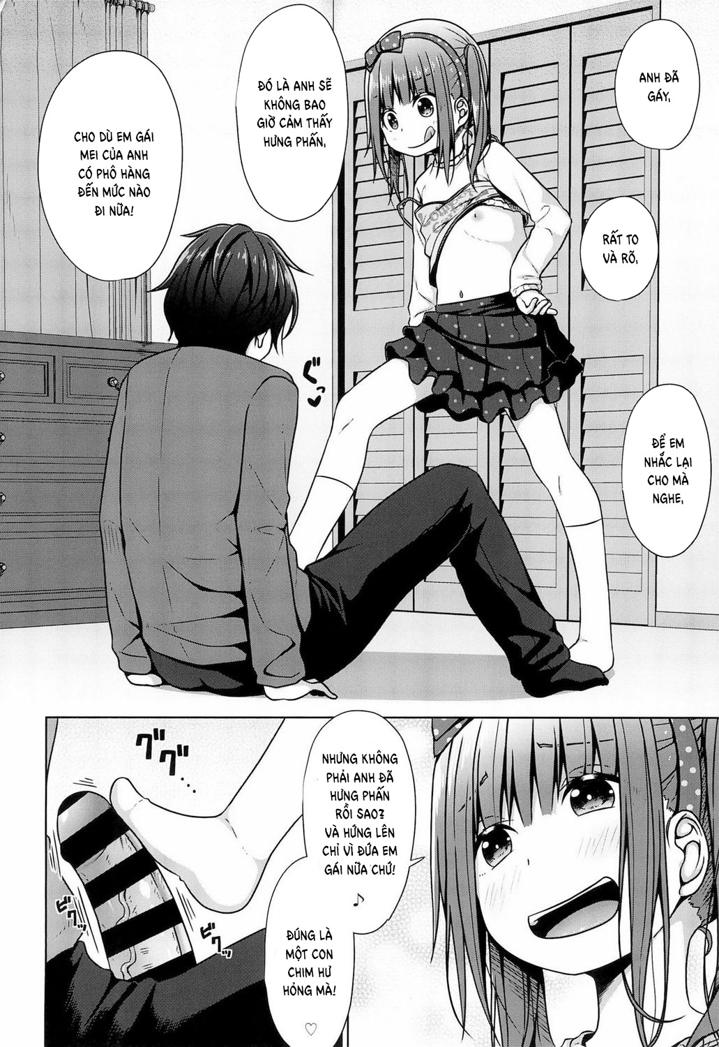 Đọc truyện hentai Since Big Brother is a Lolicon his Little Sister Decided to Seize his Virginity - Oneshot