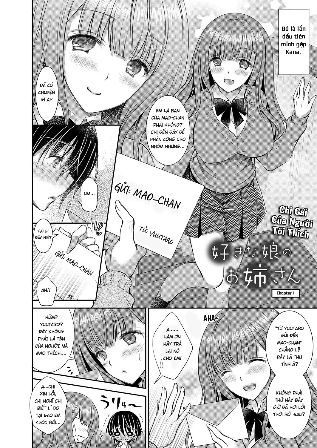 Đọc truyện hentai Chị Gái Của Người Tôi Thích - Chap 1