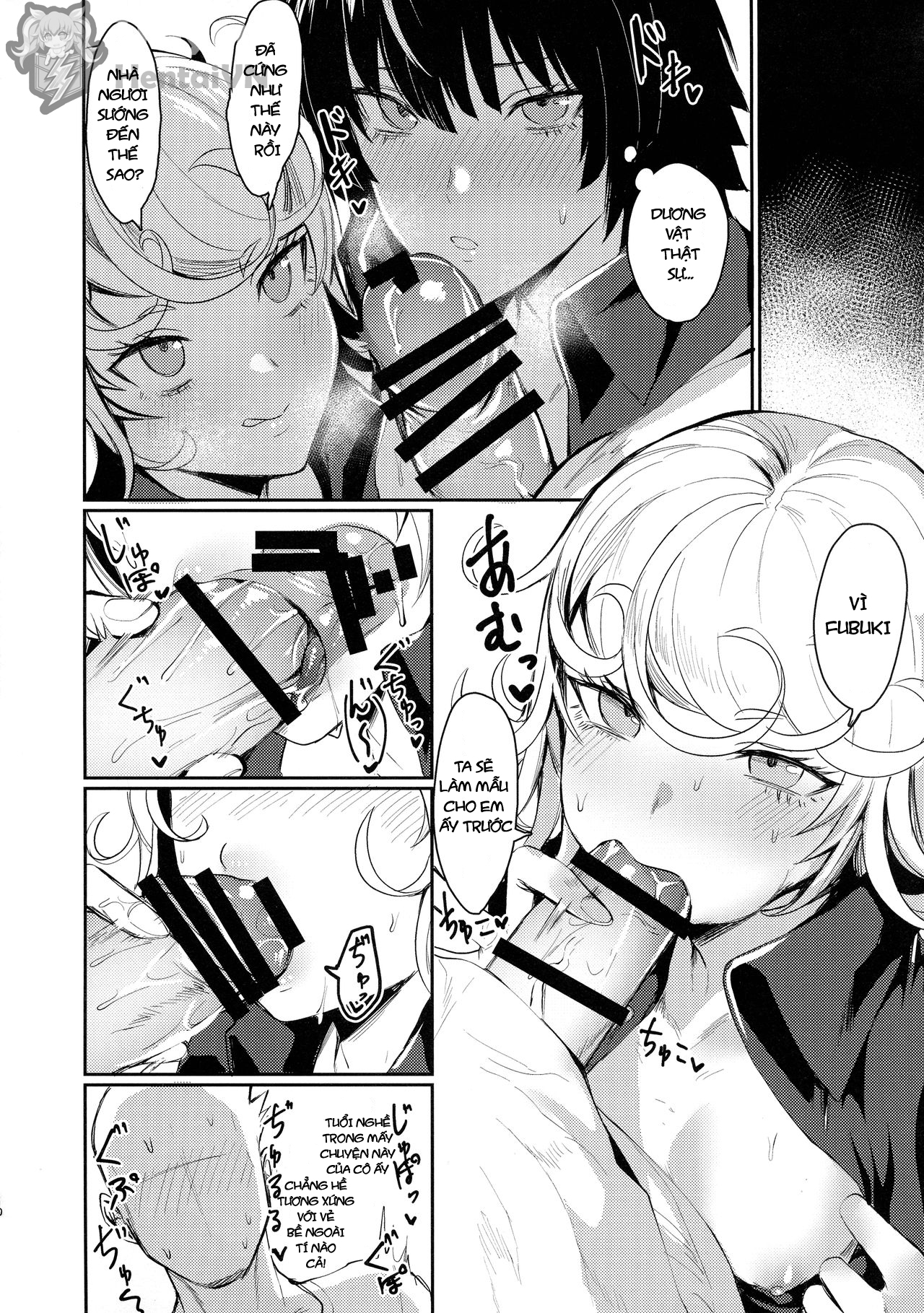 Đọc truyện hentai Tiếp Thu Kinh Nghiệm Cùng Chị Tatsumaki - Oneshot