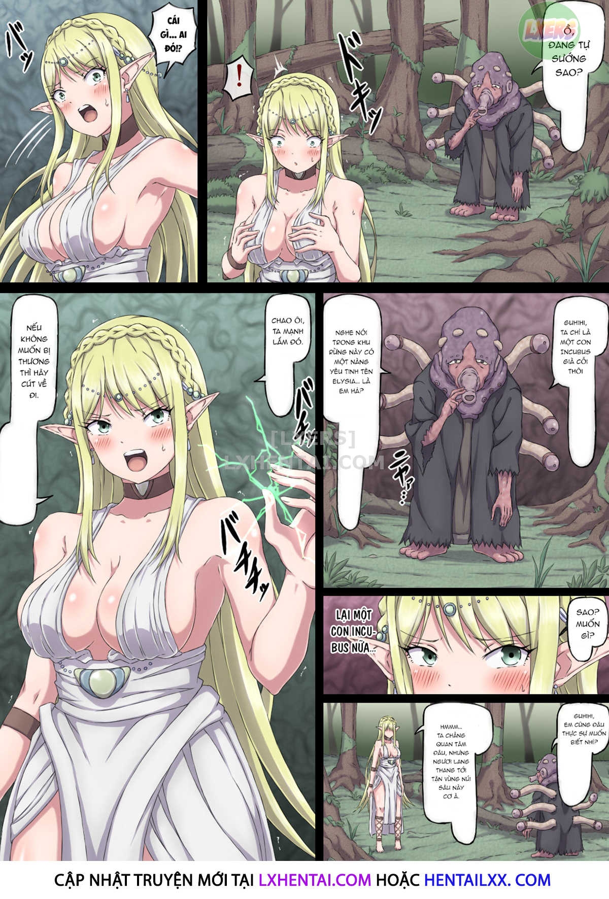 Đọc truyện hentai Elysia - The Targeted Female Elf - Oneshot