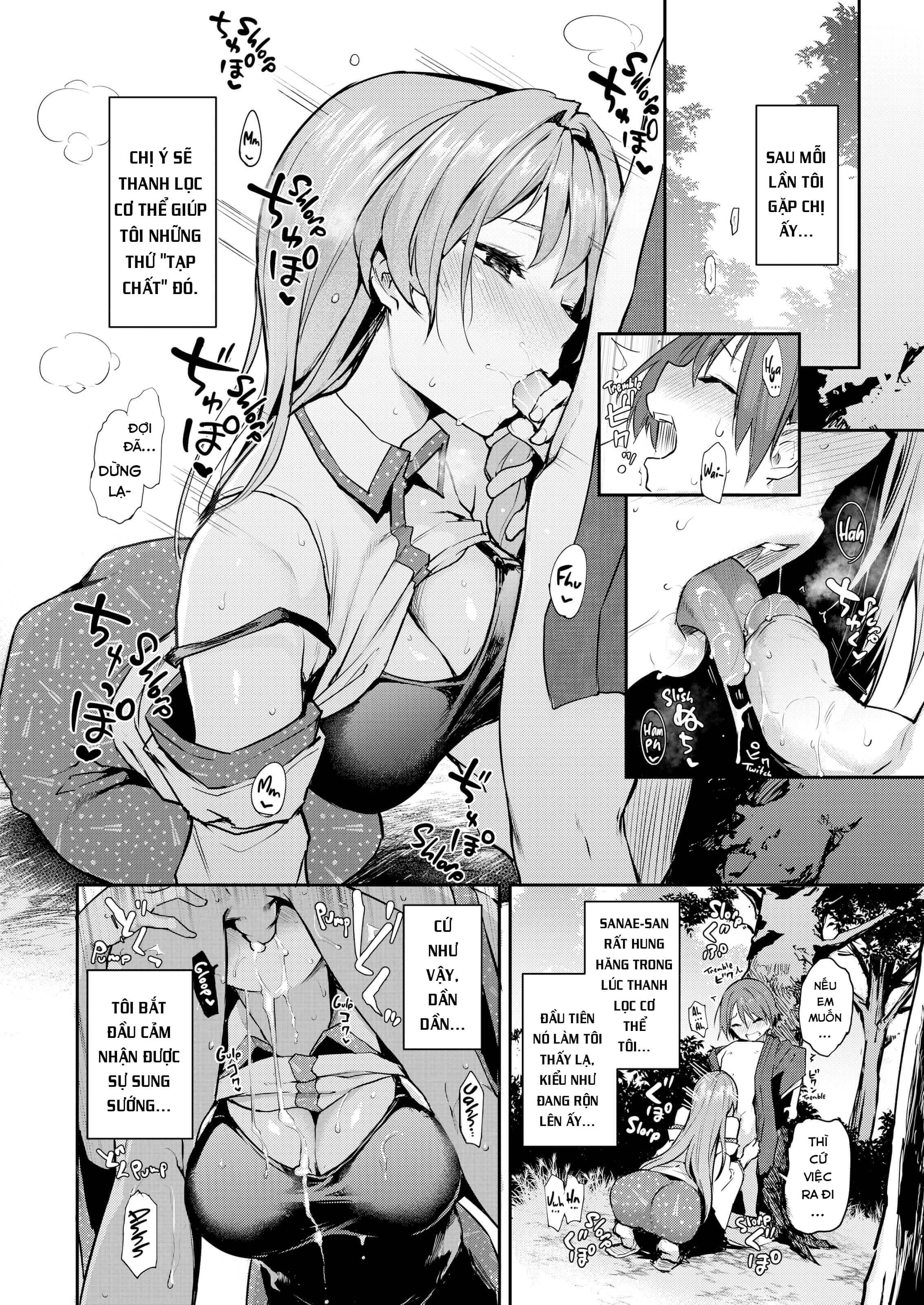 Đọc truyện hentai Ohyakudo Jouzu no Sanae-san (Touhou Project) - Oneshot