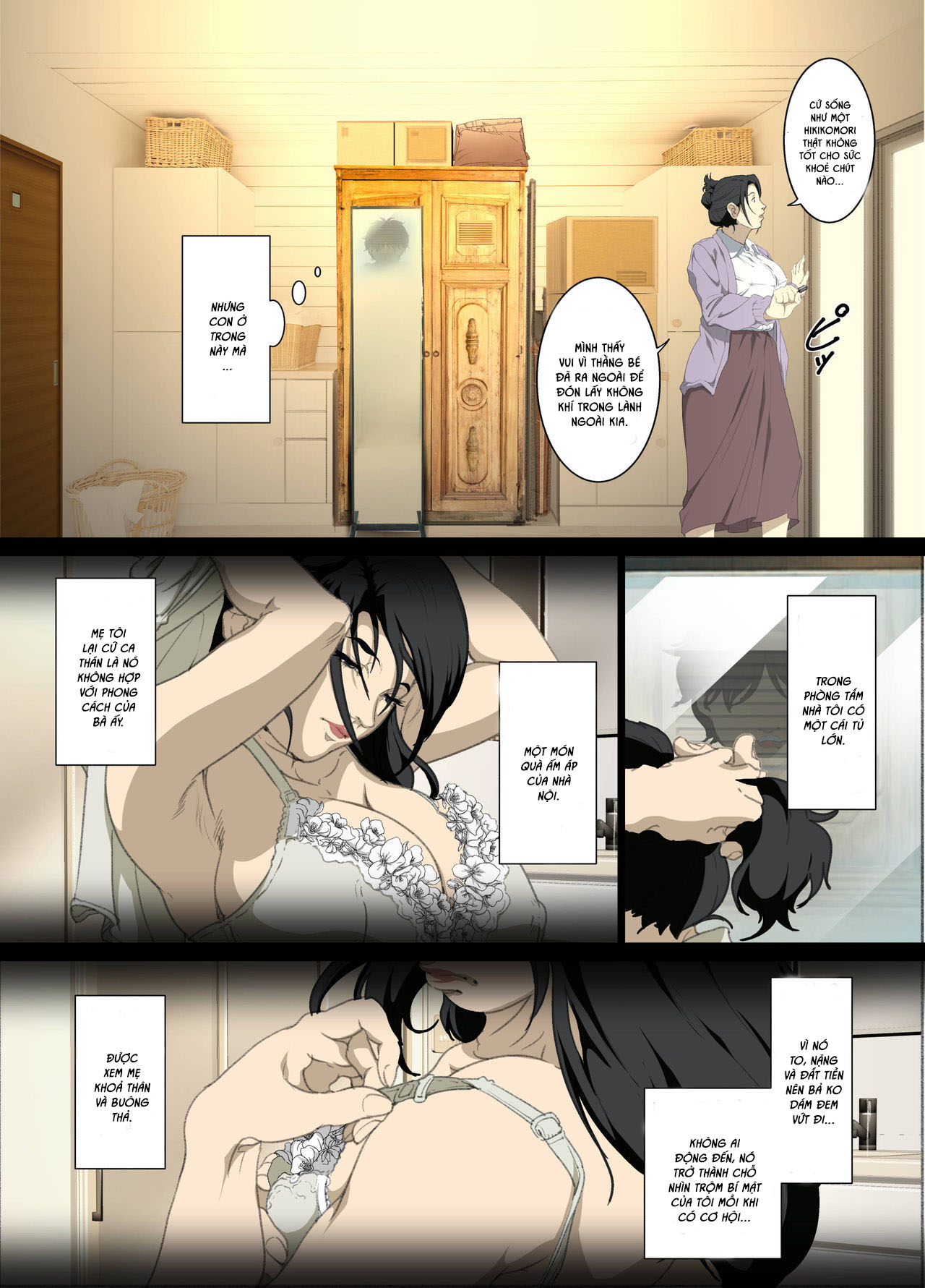 Đọc truyện hentai Chiếc tủ đựng đồ - Oneshot