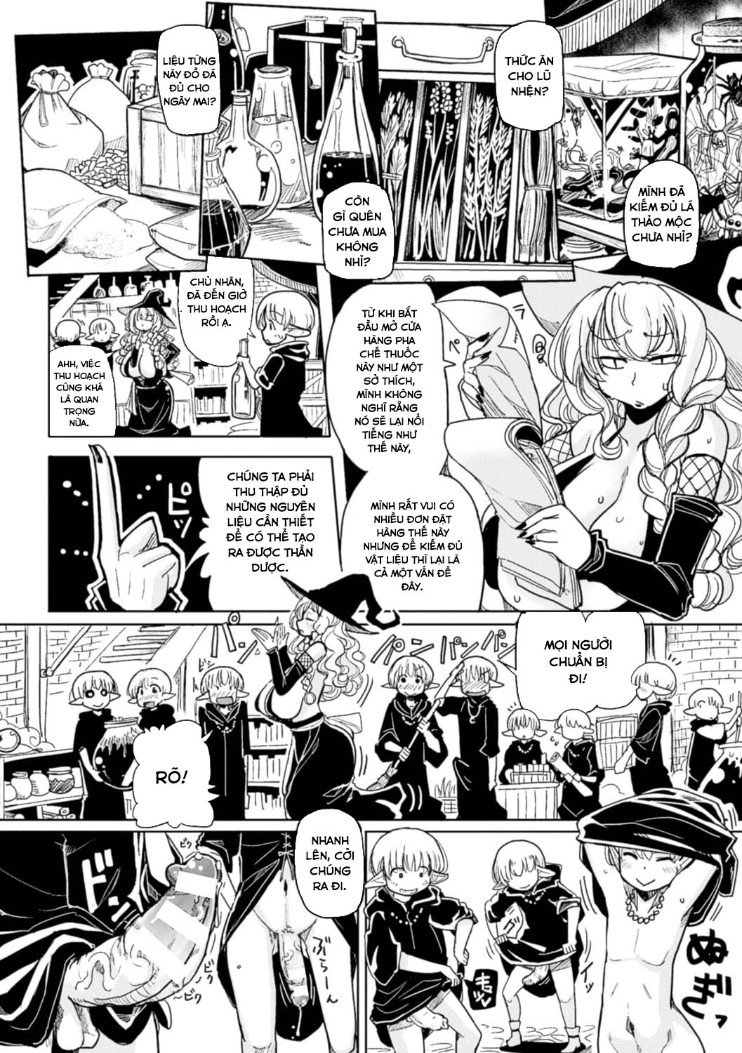 Đọc truyện hentai Majo no Zairyou Atsume - Oneshot