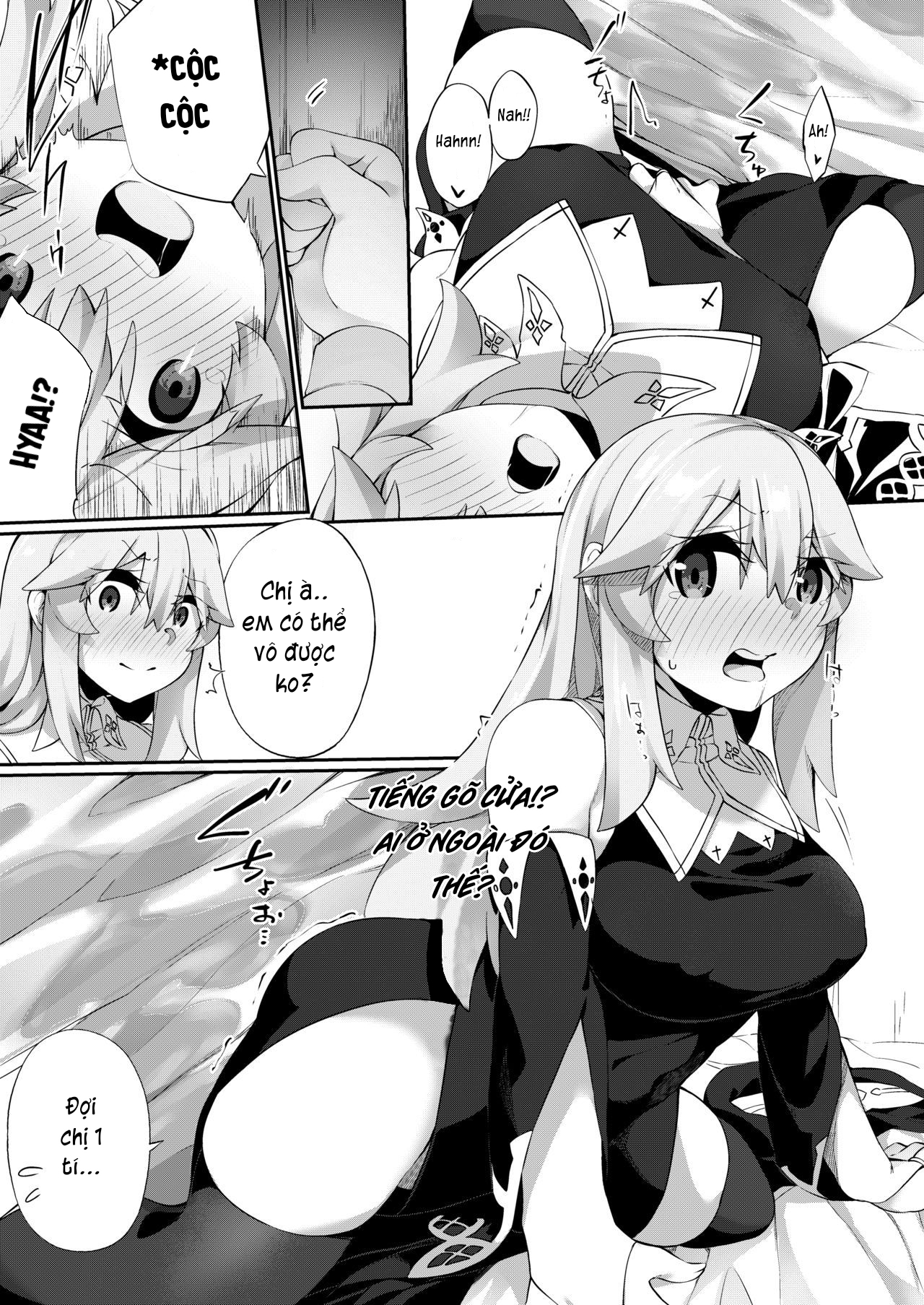 Đọc truyện hentai TS Sister, Kodomo no Tame ni Ganbarimasu ♀!! - Chap 2: Happy end.