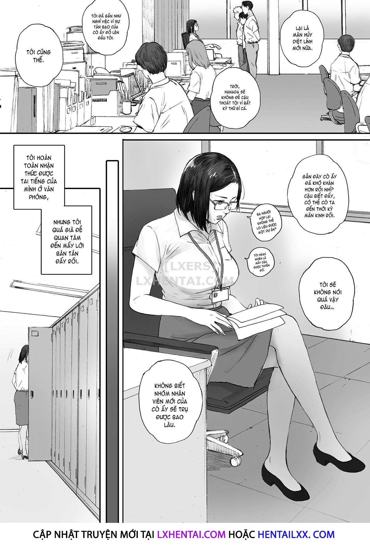 Đọc truyện hentai Middle-Aged Miss Hanada's Defloration - Oneshot