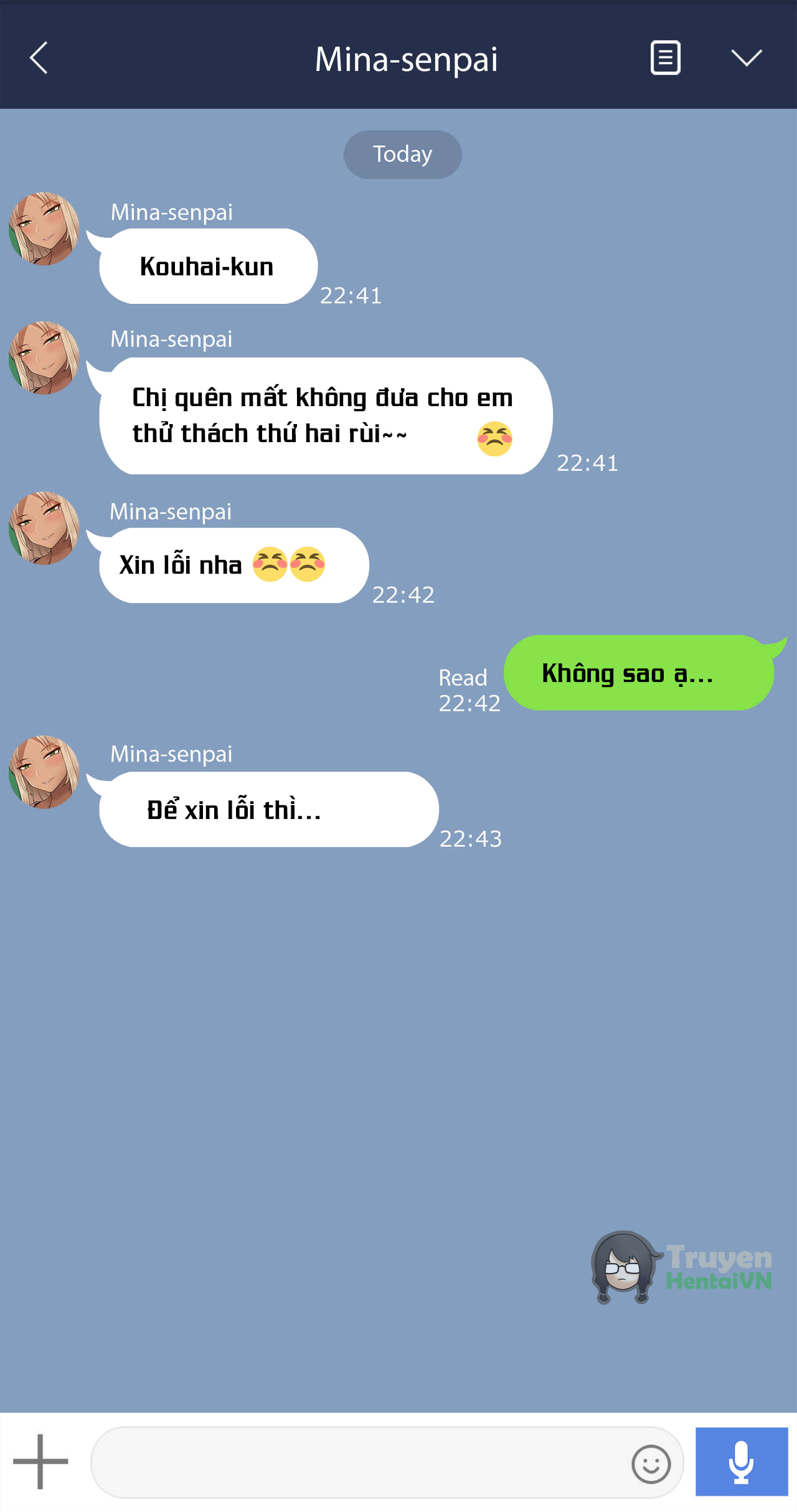 Đọc truyện hentai Mina Senpai - Oneshot