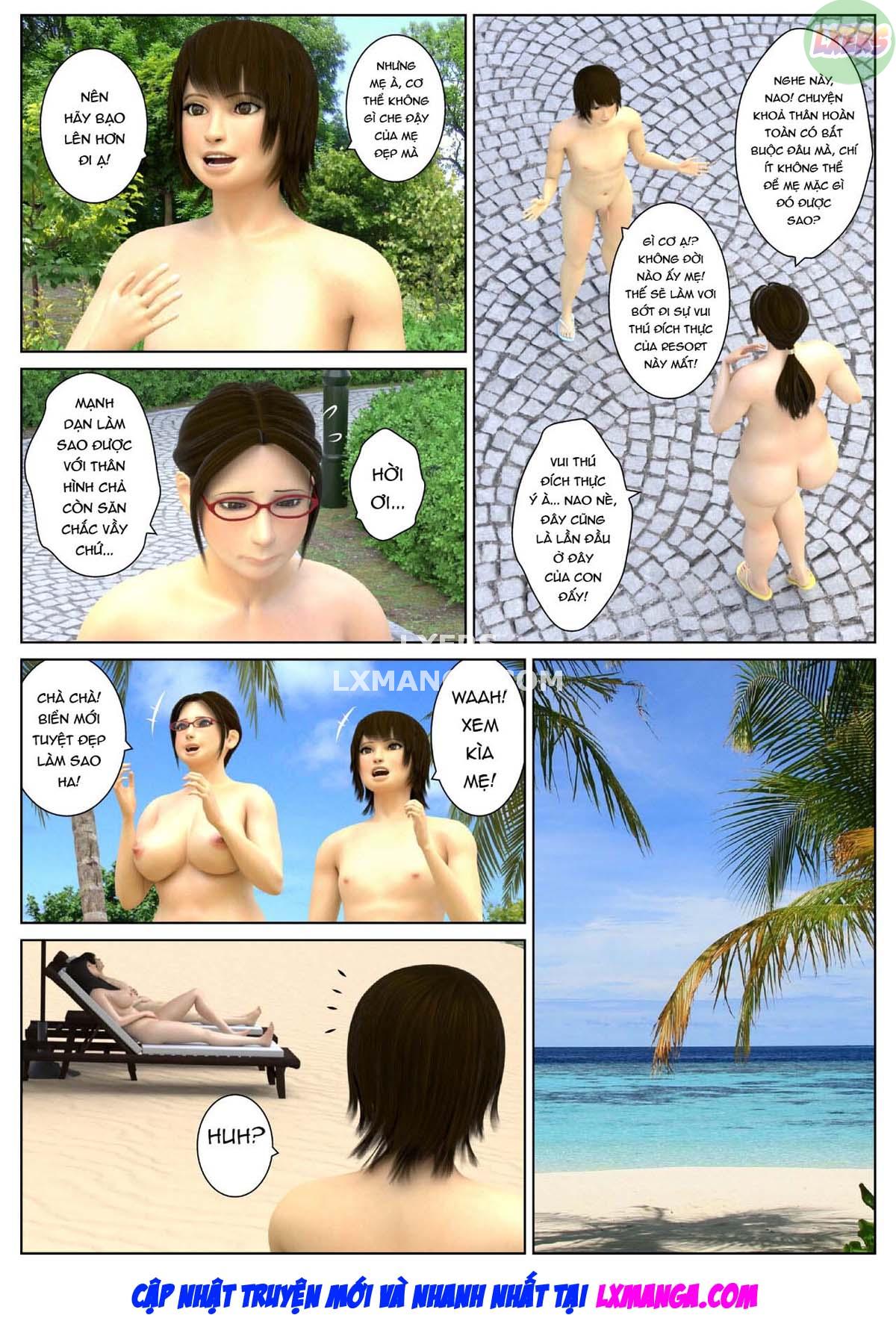 Đọc truyện hentai Chào mừng đến với Resort chan chứa tình các bà mẹ và con trai - Chap 2