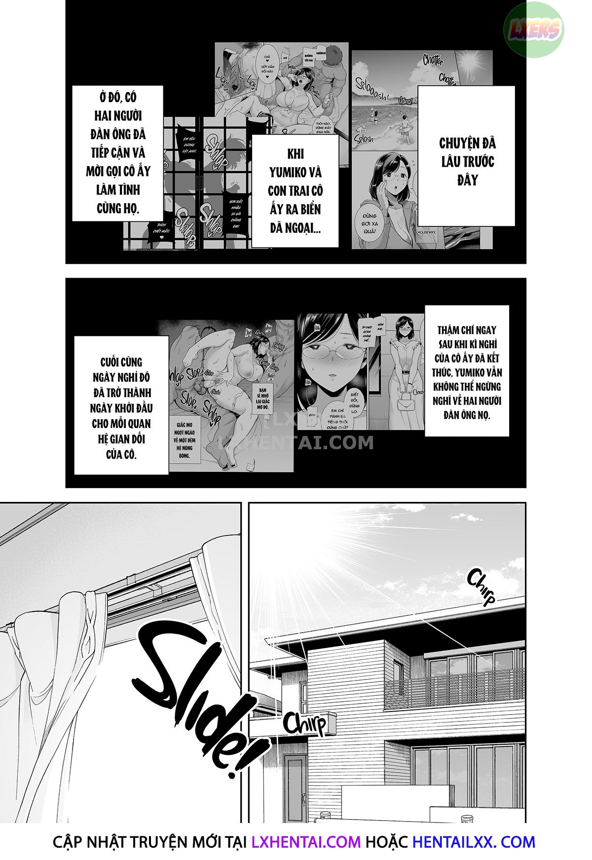 Đọc truyện hentai Natsuzuma ~Natsu, Ryokan, Nanpa Otoko-Tachi Ni Ochita Tsuma~ - Chap 3 - Không che