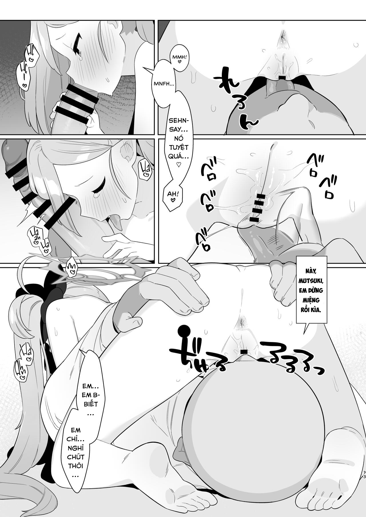 Đọc truyện hentai Câu lạc bộ kiểm soát tâm trí Blue Archive - Oneshot