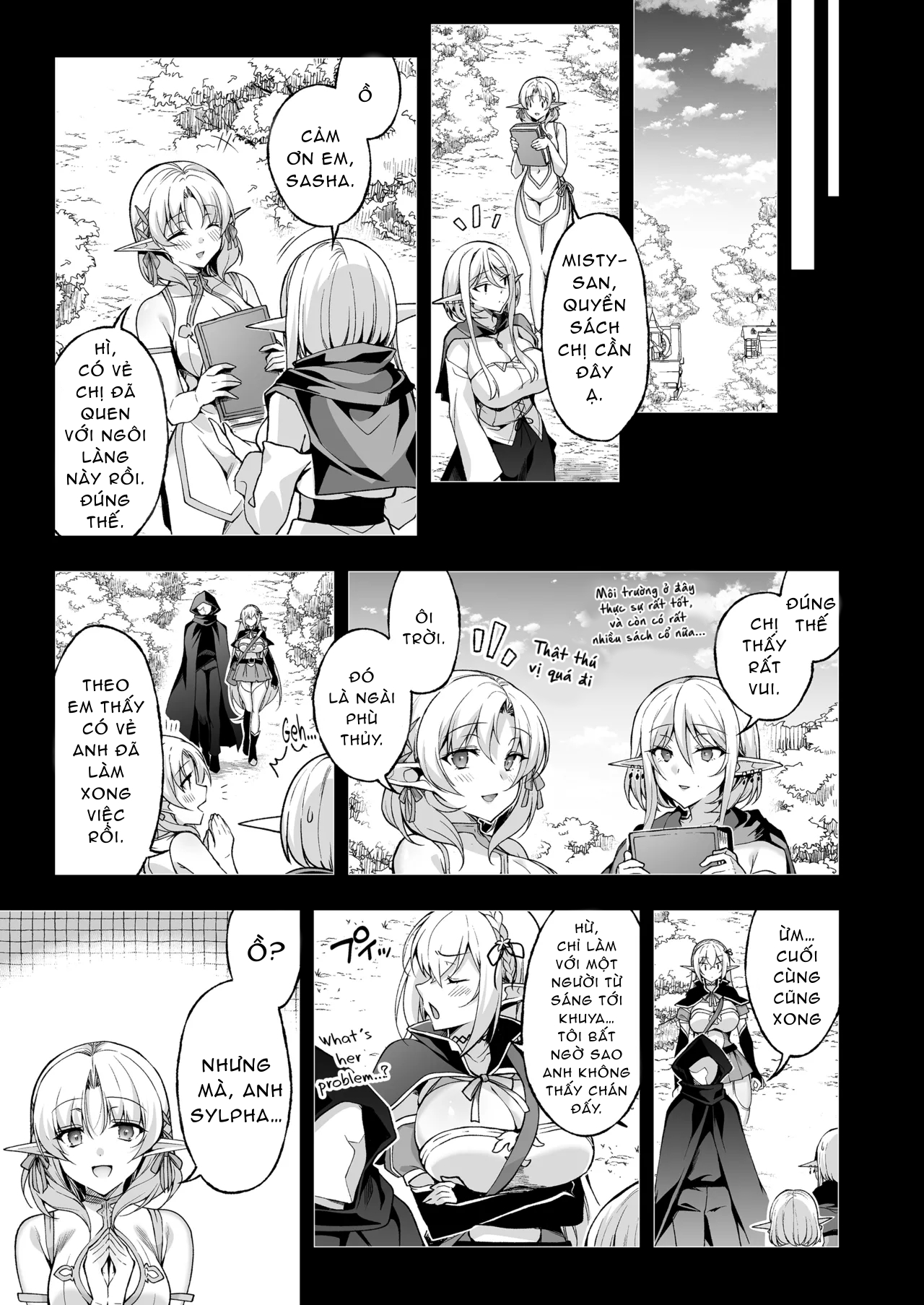 Đọc truyện hentai Elf ni Inmon o Tsukeru Hon LEVEL:8 - Oneshot