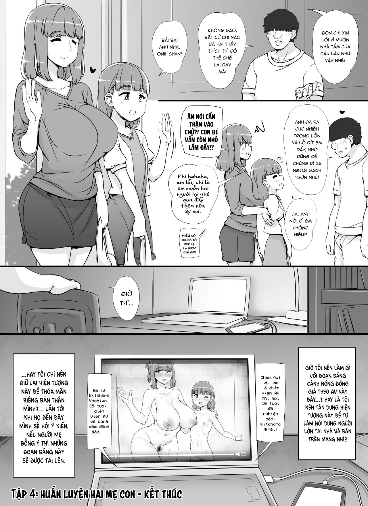Đọc truyện hentai Dàn gái xinh trong bồn tắm - Chap 4 - Hai mẹ con ( p2 )