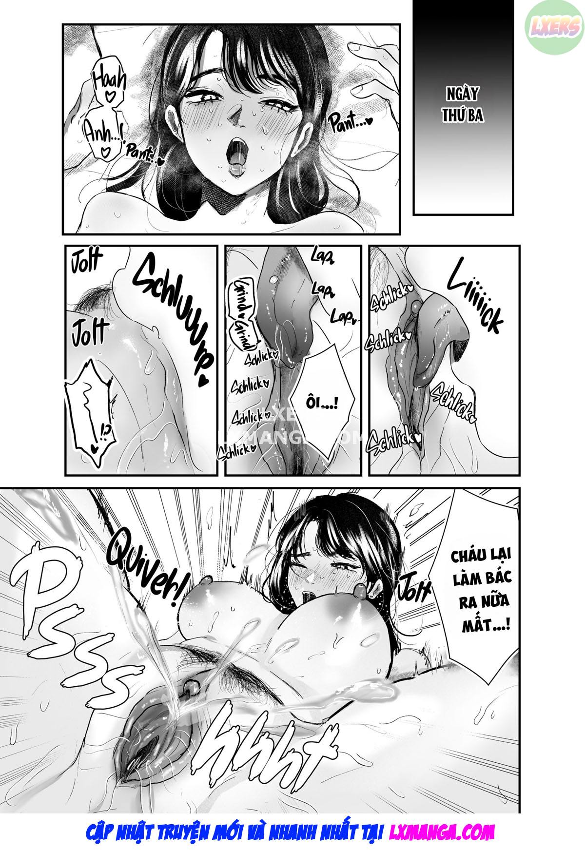 Đọc truyện hentai Lan can dì nóng bỏng của tôi - Oneshot