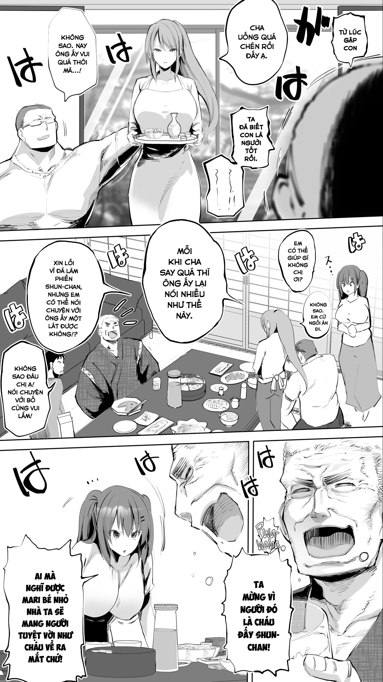 Đọc truyện hentai Jimoto no Hame Tomo. - Chap 1